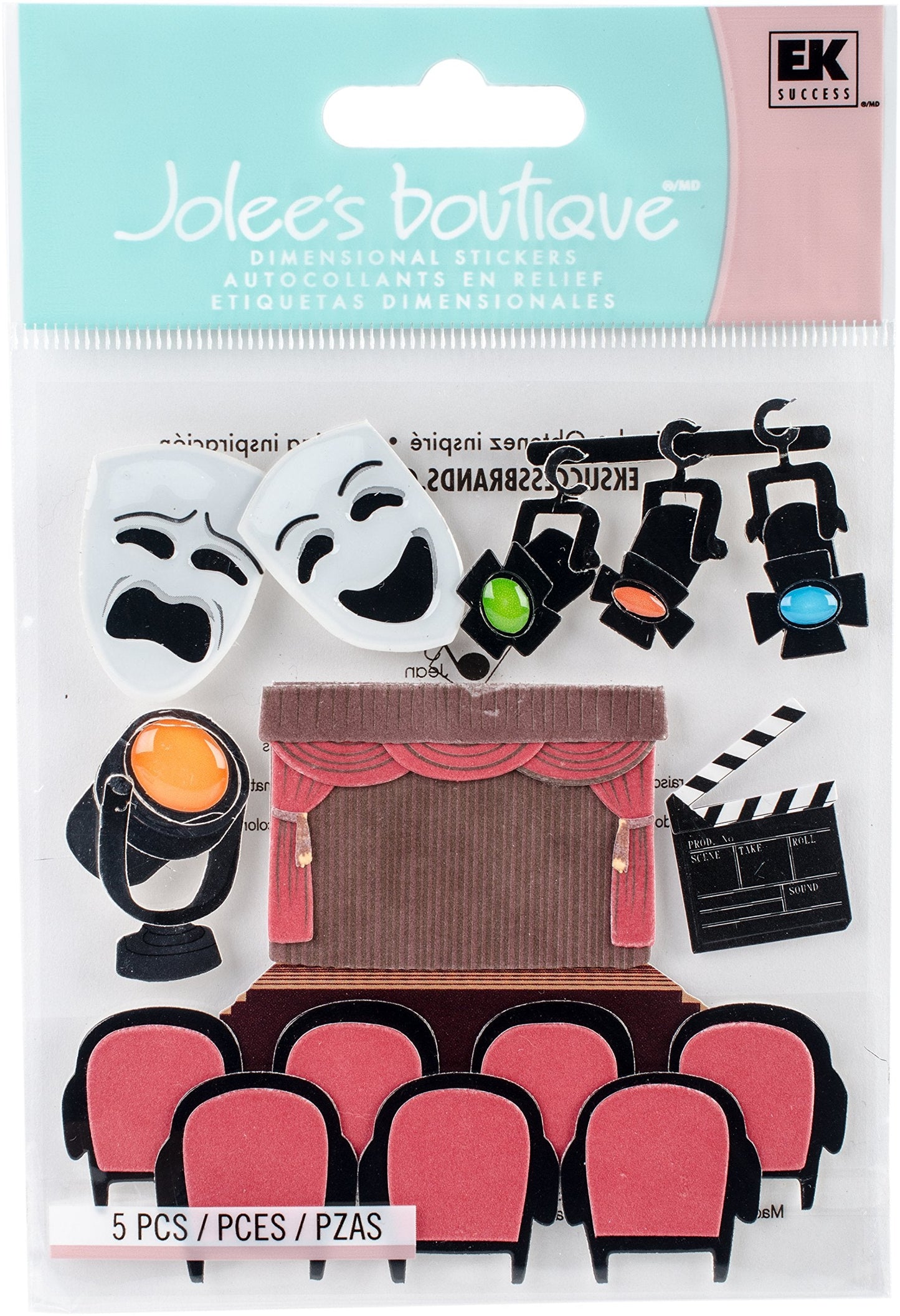 EK Success Jolee's Boutique Drama Themed Ornate Stickers