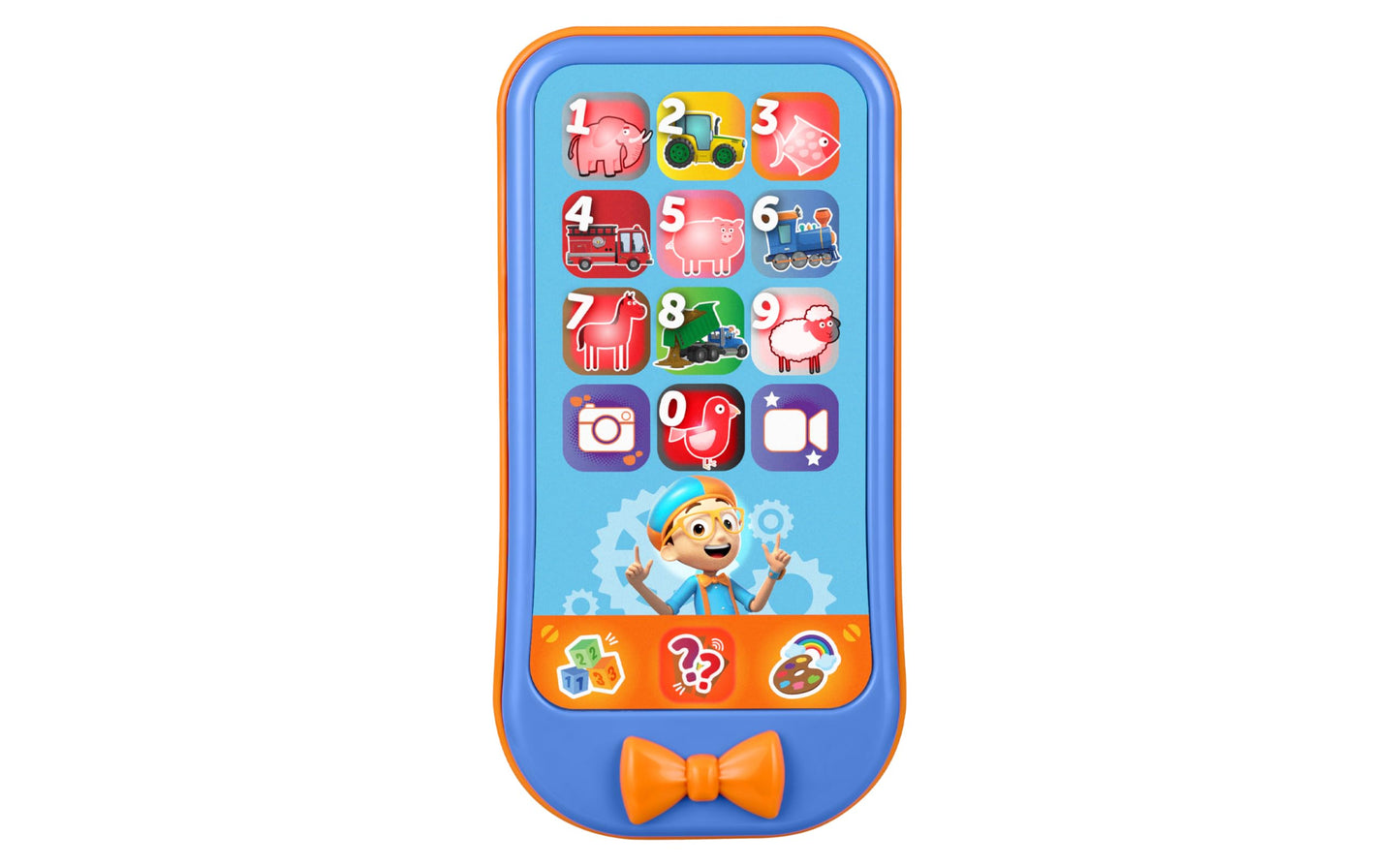 eKids Blippi Toy Phone for Toddlers | Built-in Educational Games & Preschool Learning