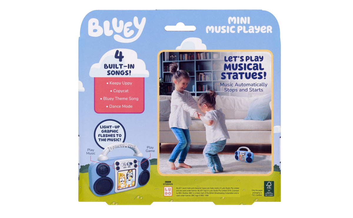eKids Bluey Toy Music Player — Interactive Toddler Toy with Built-In Music