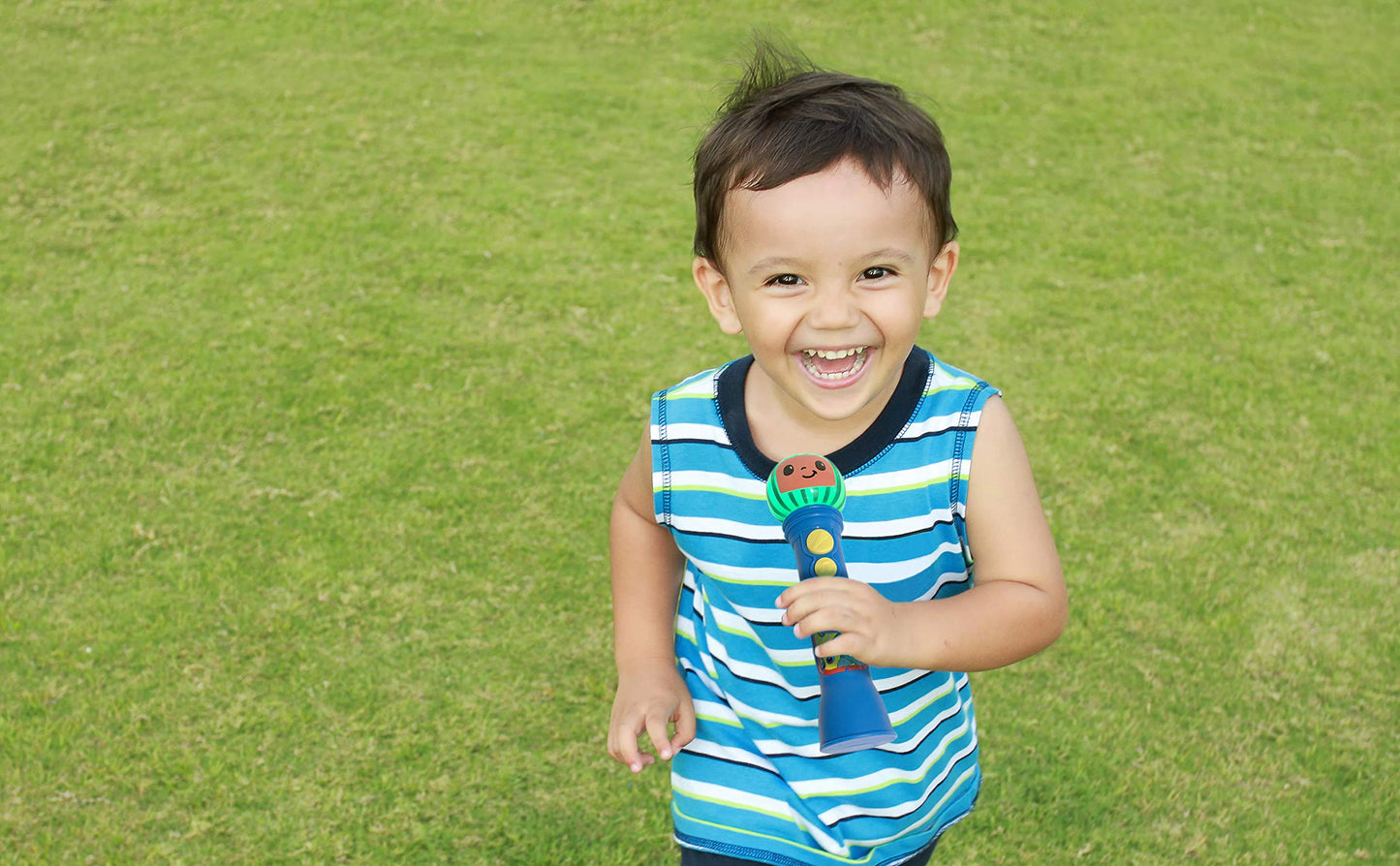 eKids Cocomelon Toy Microphone – Lightweight Toddler Sing-Along with Built-In Music