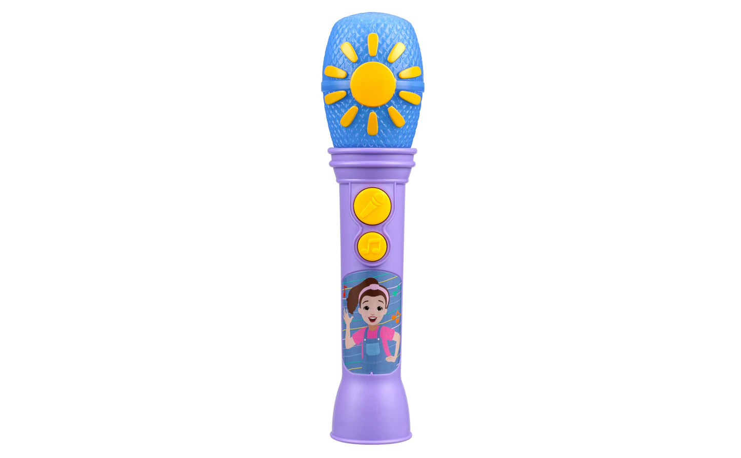 eKids Ms Rachel Toy Microphone for Kids – Built-in Music & Lights (Purple)
