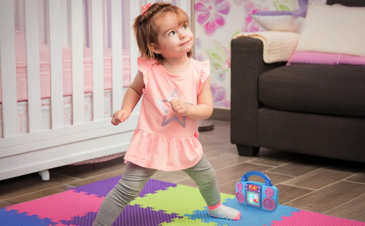 ekids Peppa Pig Toy Music Player – Toddler Toy with Built-in Music & Lights