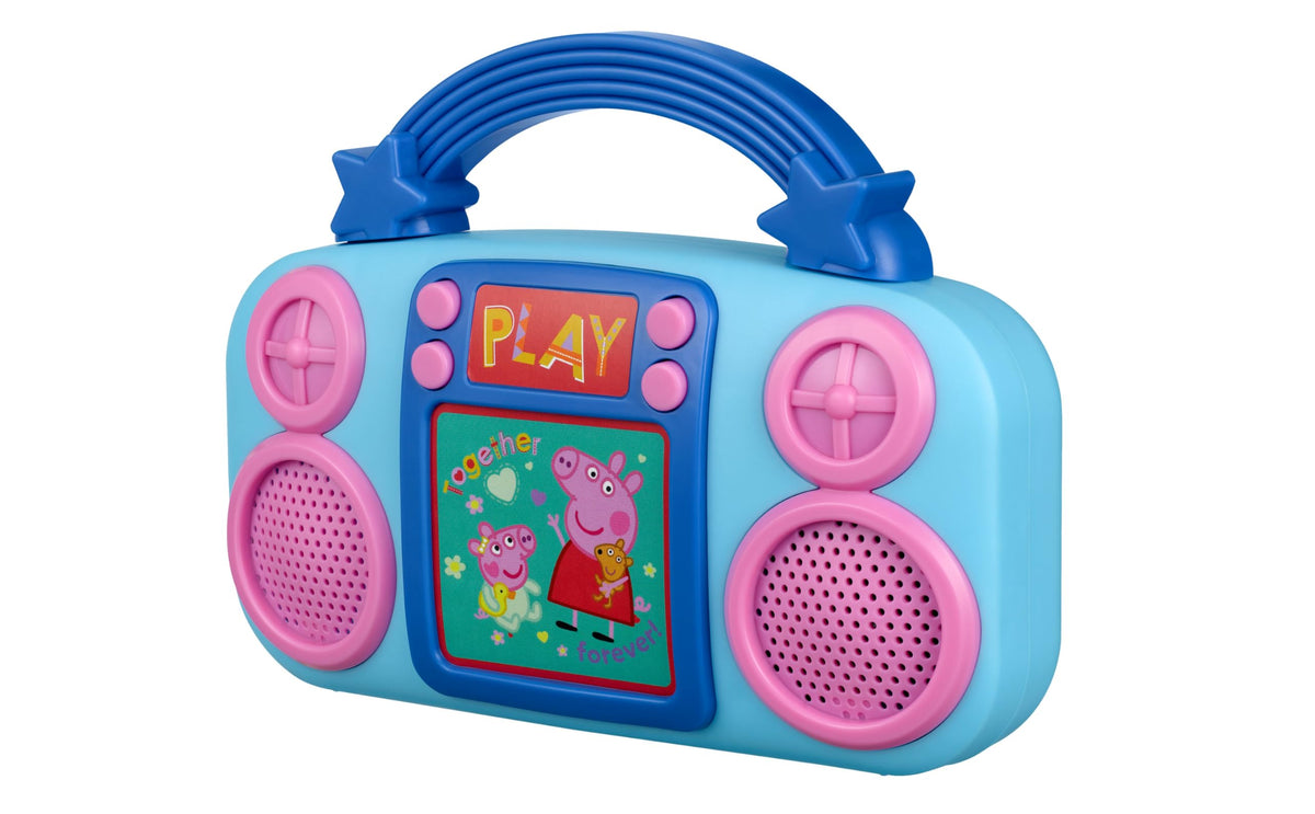 ekids Peppa Pig Toy Music Player – Toddler Toy with Built-in Music & Lights