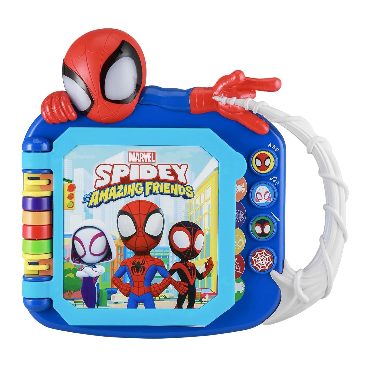 eKids Spidey and His Amazing Friends Book – Toddler Learning Toy with Preschool Games