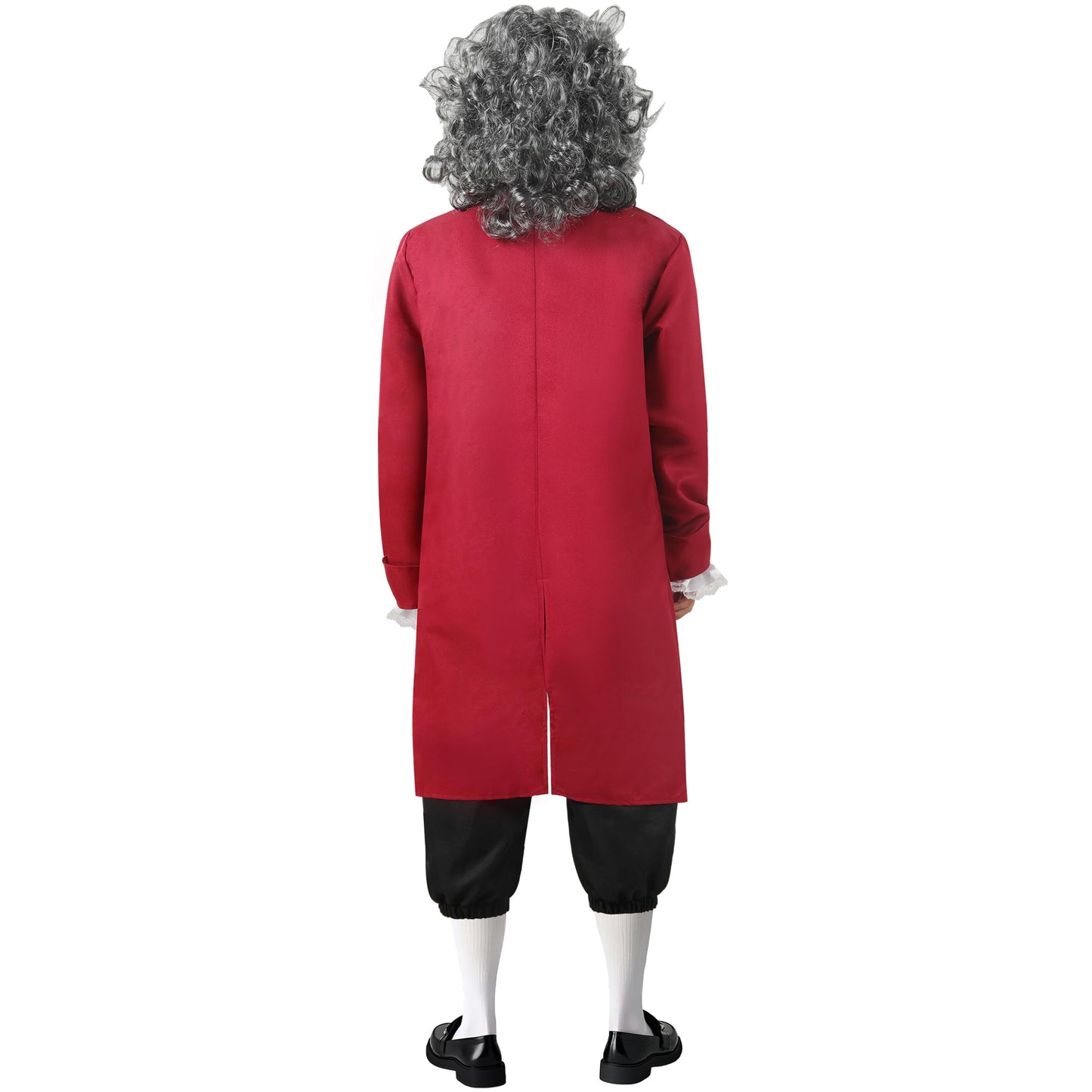 Ekoropshop Kids Benjamin Franklin Costume – Founding Father Dress-Up for Boys & Girls (Ages 8–10)