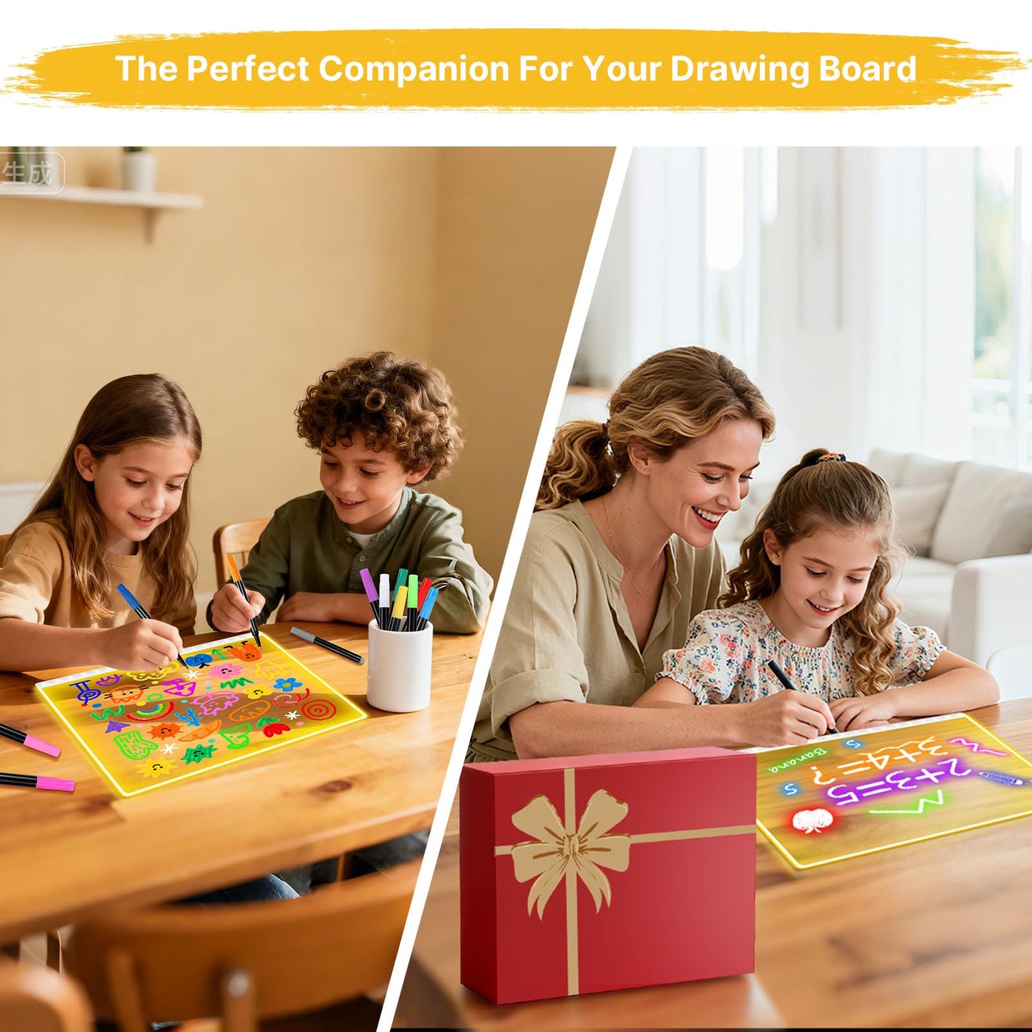 EKSPRINT 12-Color Neon Dry Erase Markers for LED Note Boards | Bright, Erasable, Multi-Surface