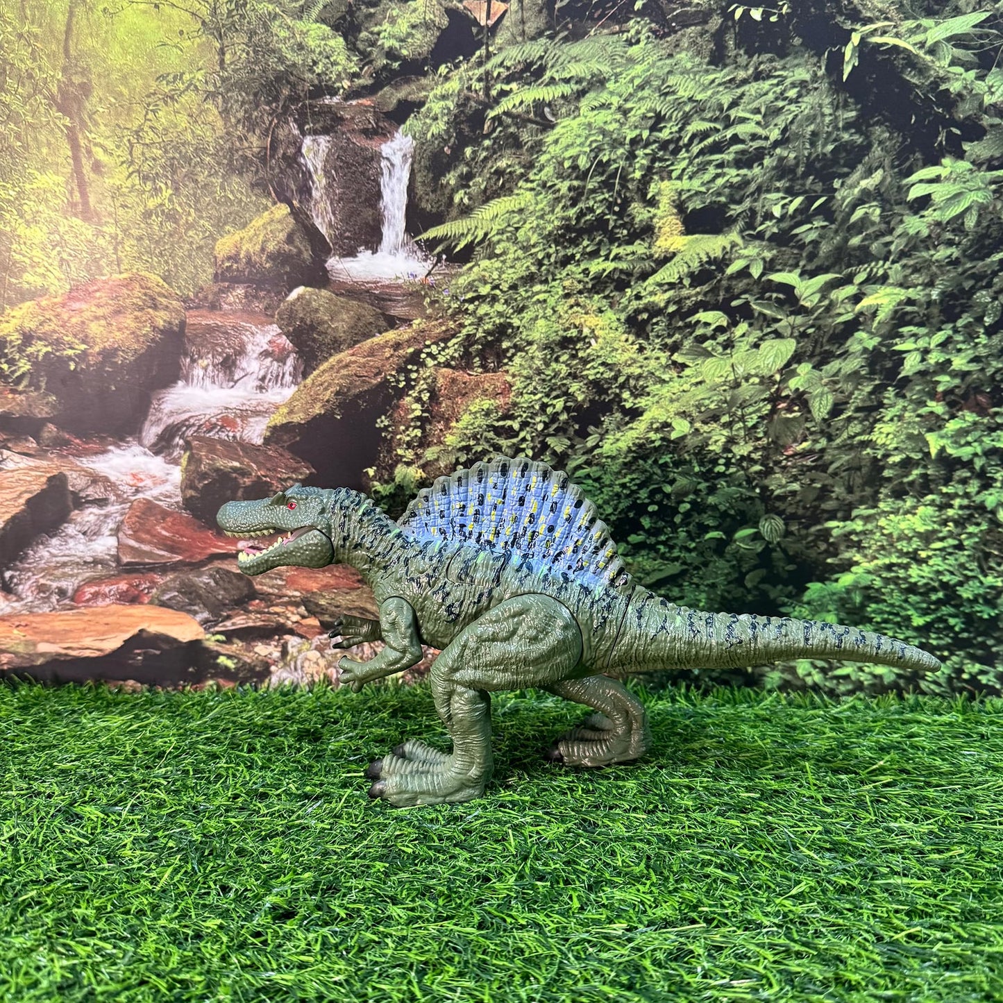 EKU EASYKU Dino Toys: Spinosaurus, Mosasaurus & Parasaurolophus with Movable Heads for Kids 3–12