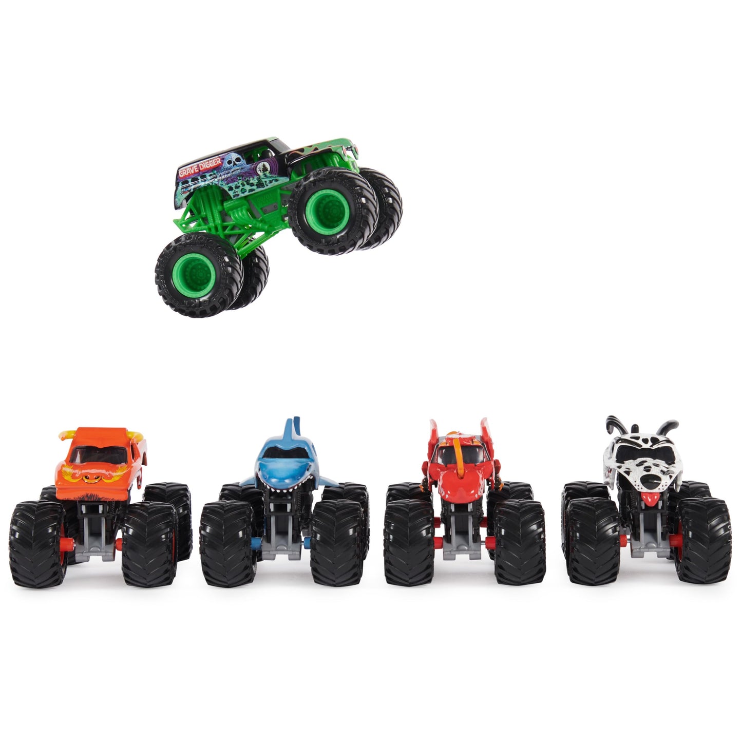 Monster Jam Pit Party 5-Pack – 1:64 Scale Exclusive Monster Trucks