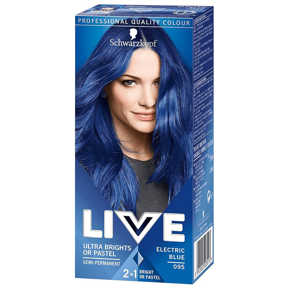 Schwarzkopf Live Ultra Brights Semi-Permanent Hair Colour for Vibrant, Expressive Tones