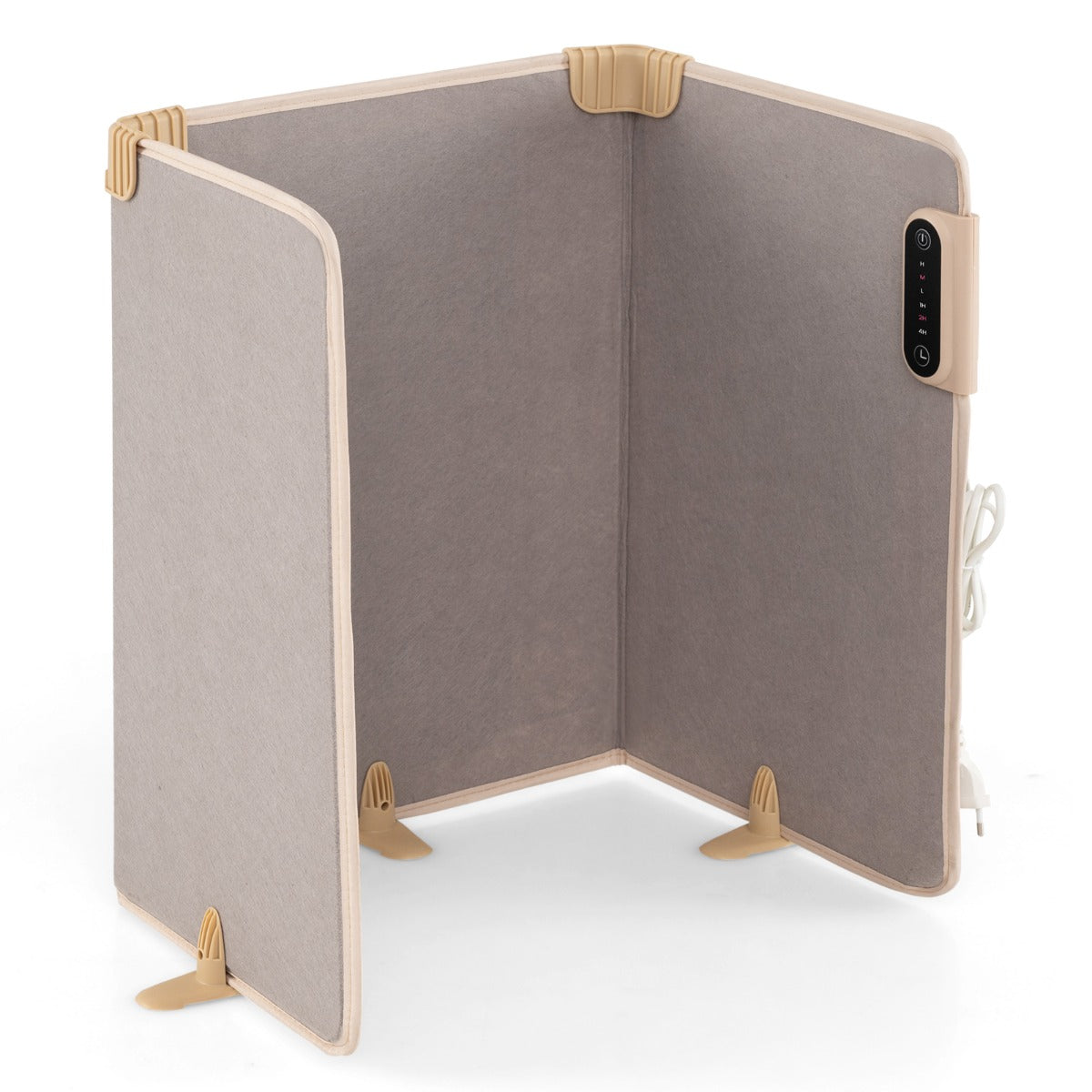 Electric Foot Leg Ankle Warmer with 3-Level Thermostat and 4H Timer-Beige