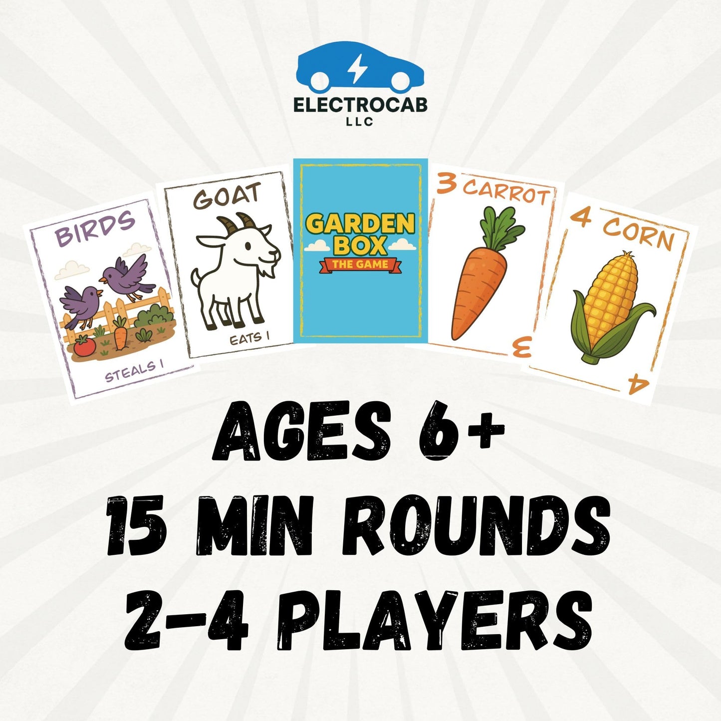 Garden Box The Game by ElectroCab LLC – Family Card Game for 2-4 Players | 15-Min Rounds