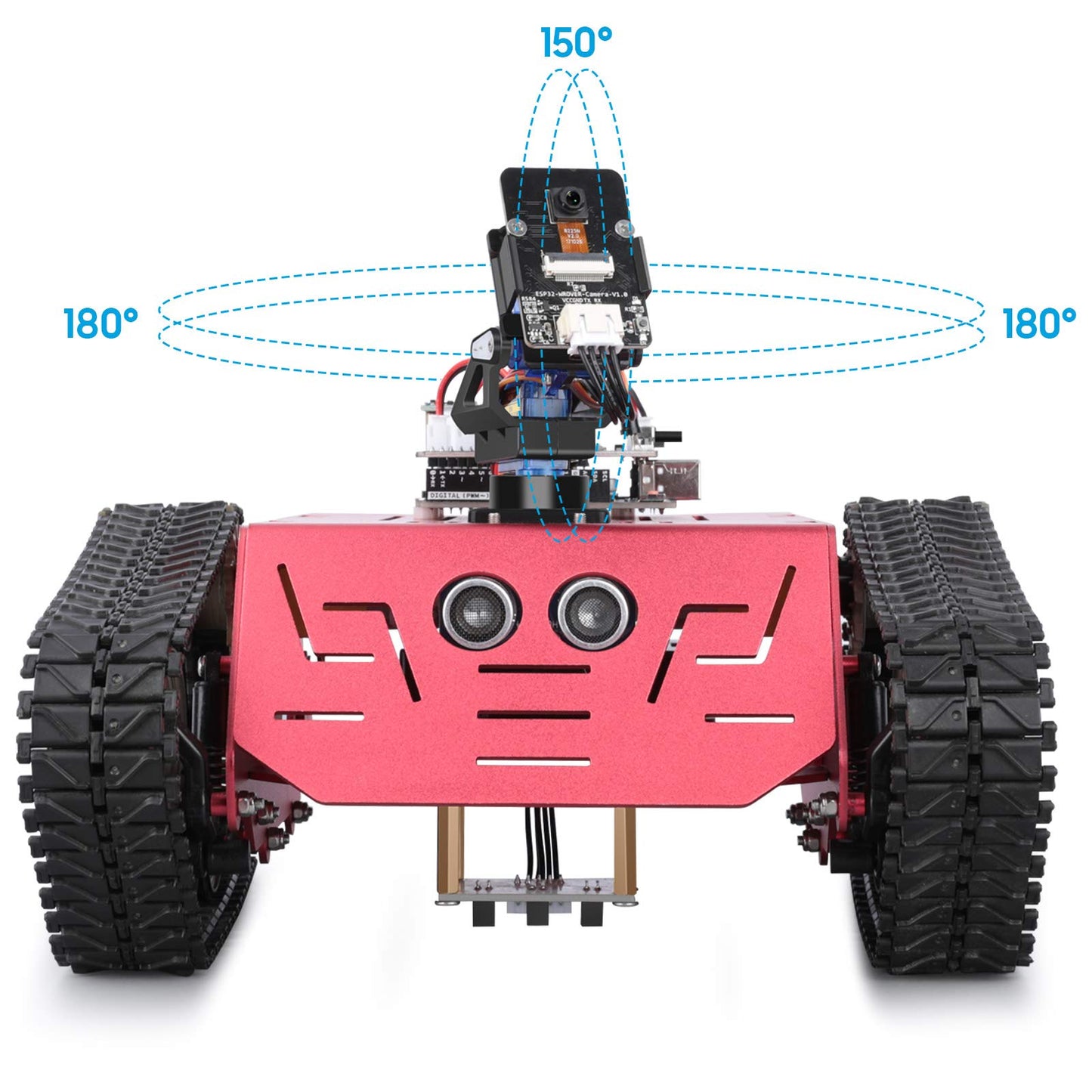 ELEGOO Conqueror Robot Tank Kit with UNO R3 for Arduino – STEM Coding Kit for 8+