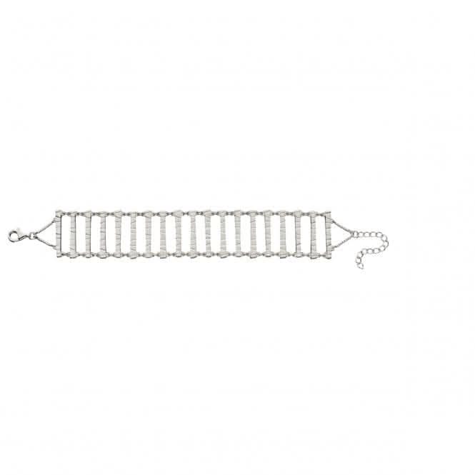 Elements Silver Bar With Frosted Finish Bracelet B5151