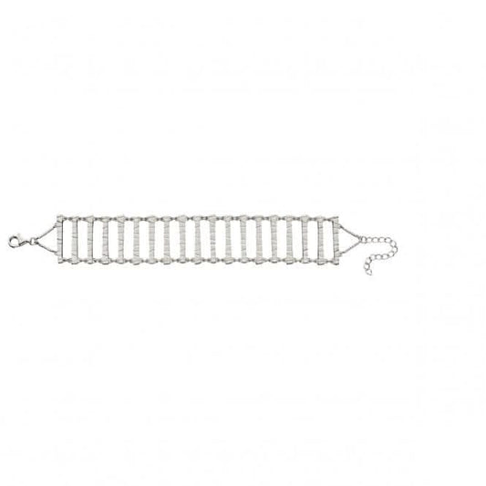 Elements Silver Bar With Frosted Finish Bracelet B5151