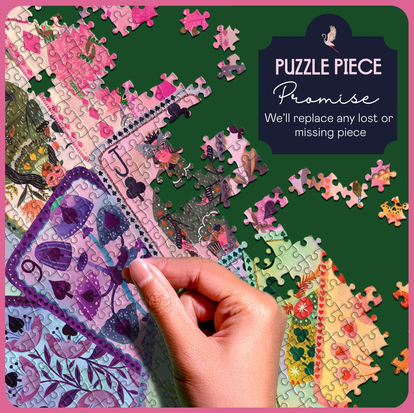 Elena Essex 1000-Piece House of Cards Puzzle for Adults – Premium Jigsaw with A3 Poster Included (27.5 x 19.7 in)