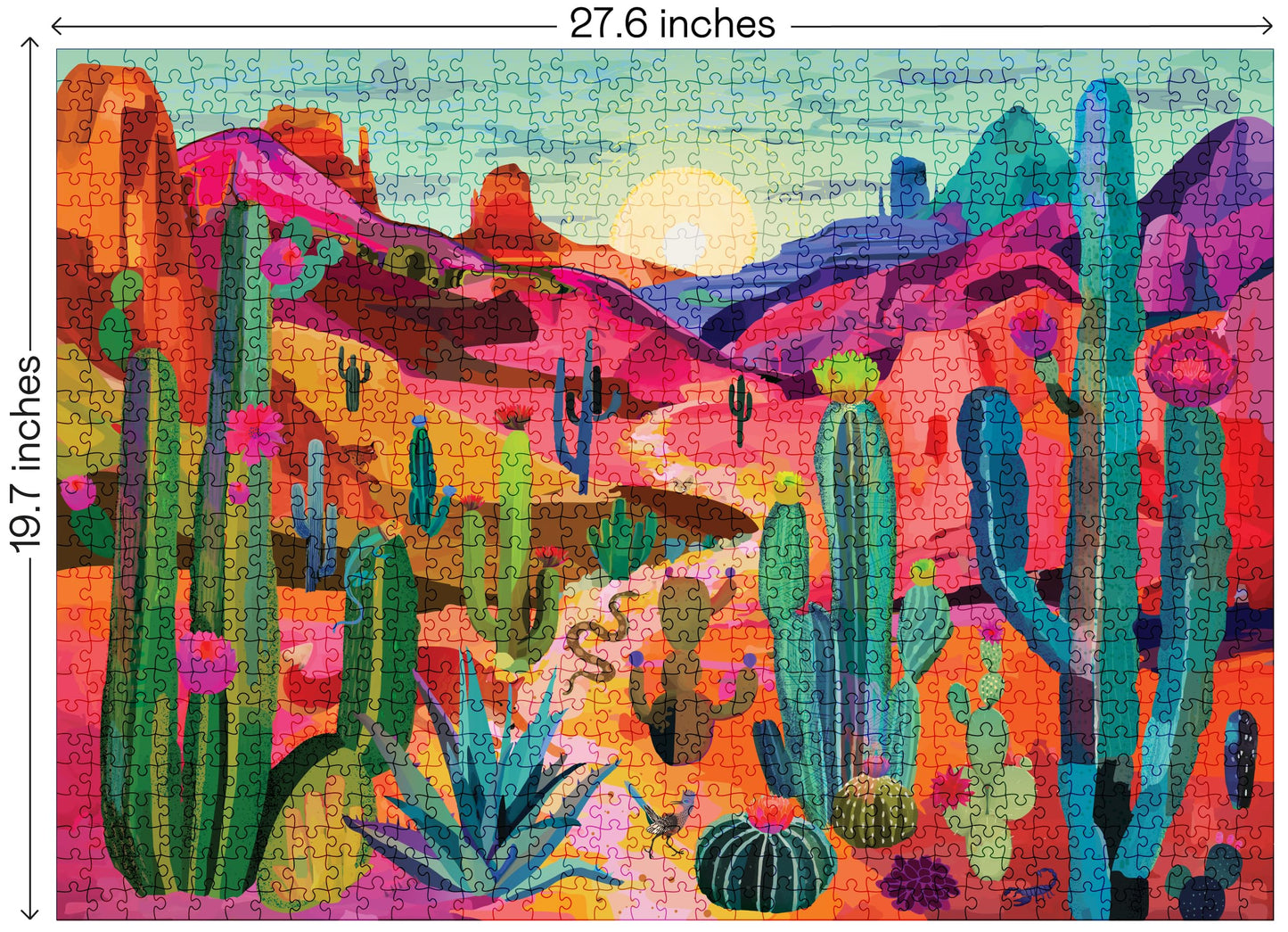 Elena Essex 1000 Piece Puzzle for Adults – Desert Hideout | 20x28 in Jigsaw Puzzle