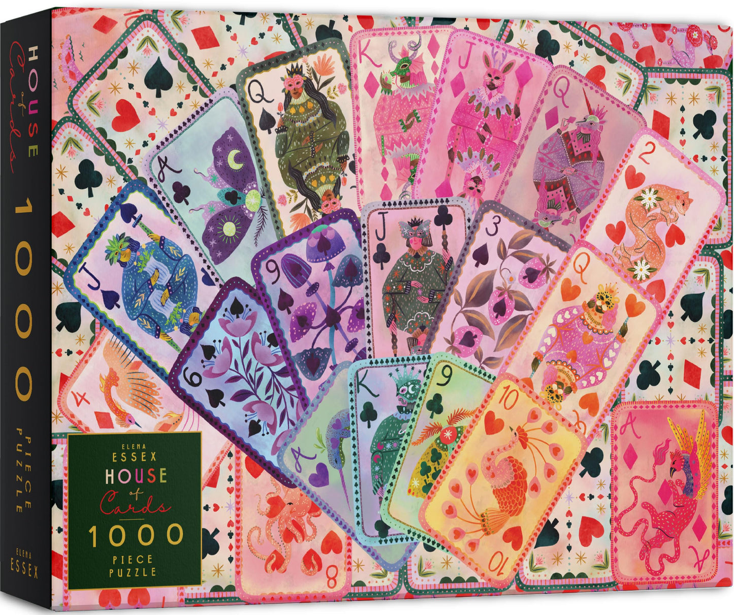 Elena Essex 1000-Piece House of Cards Puzzle for Adults – Premium Jigsaw with A3 Poster Included (27.5 x 19.7 in)