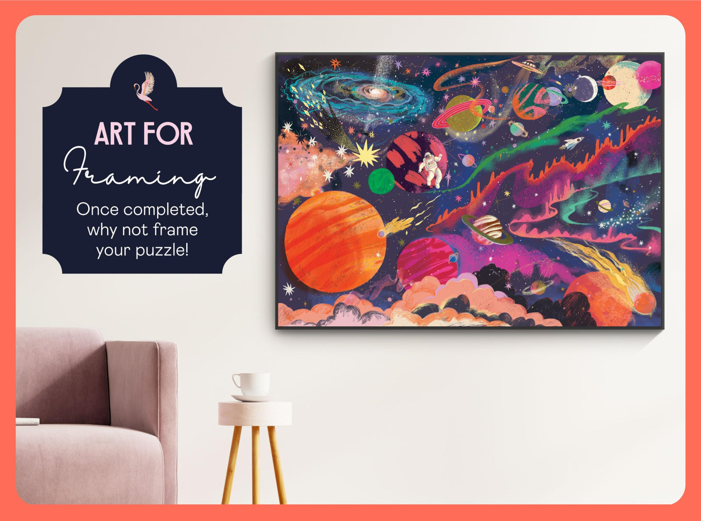 Elena Essex 1000-Piece Outer Space Puzzle for Adults – 28x20 inches