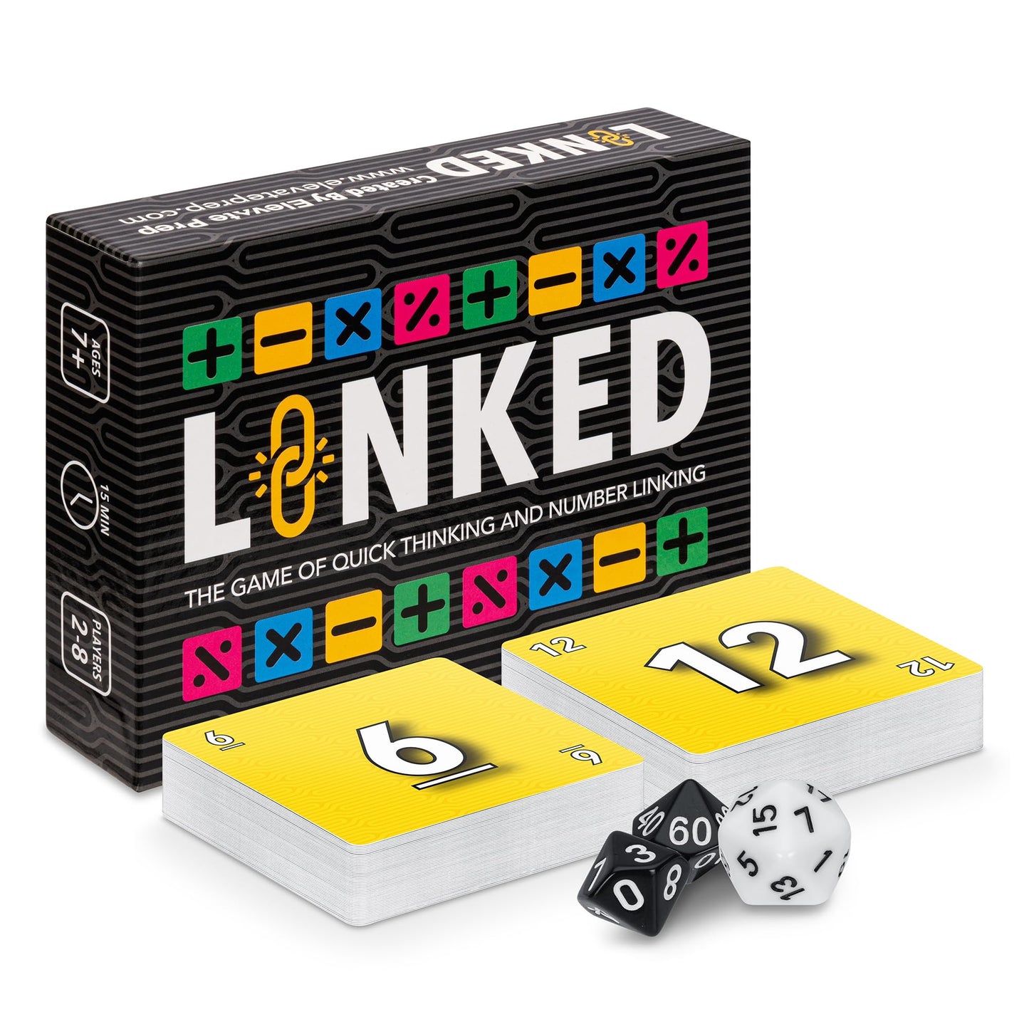 Elevate Prep Linked Math Game - Quick Thinking & Number Linking for Kids 7+
