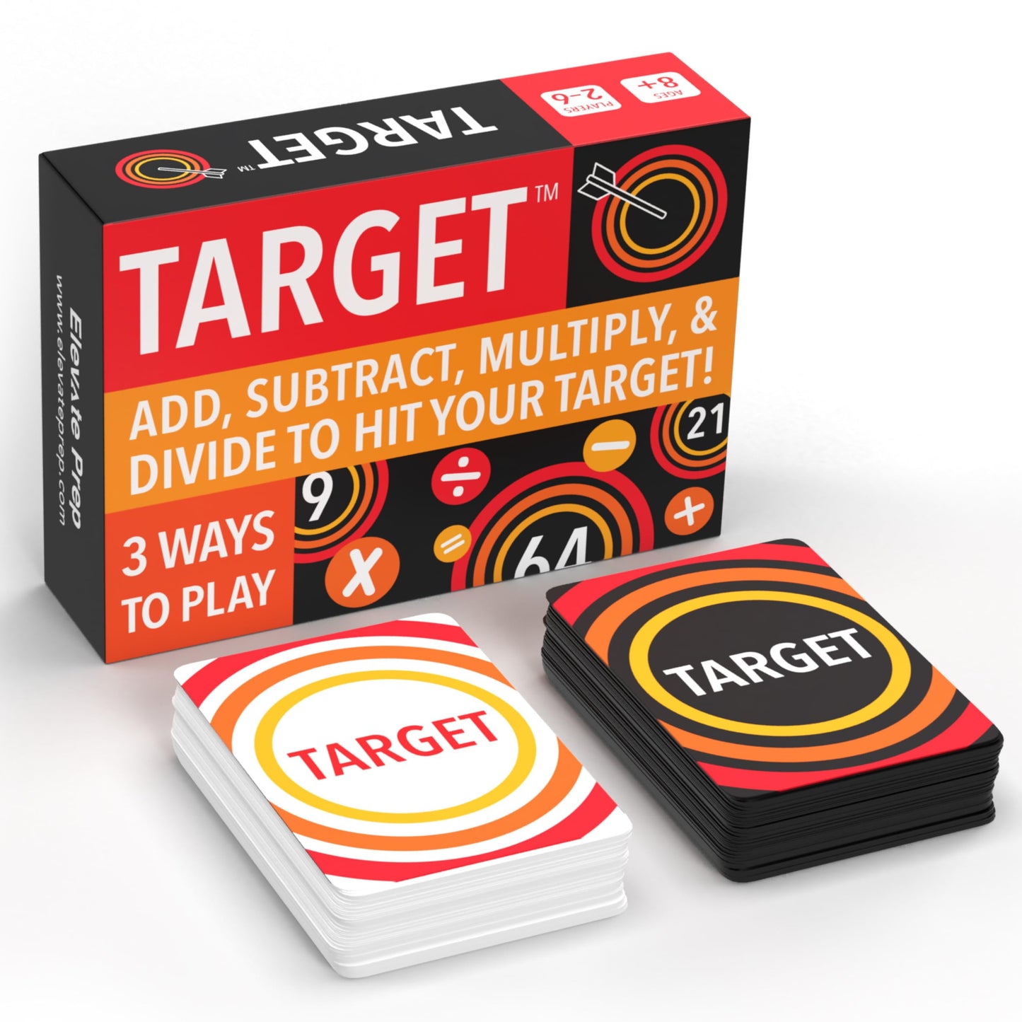 Elevate Prep Target Math Game | Fast-Paced Mental Math for Ages 8+