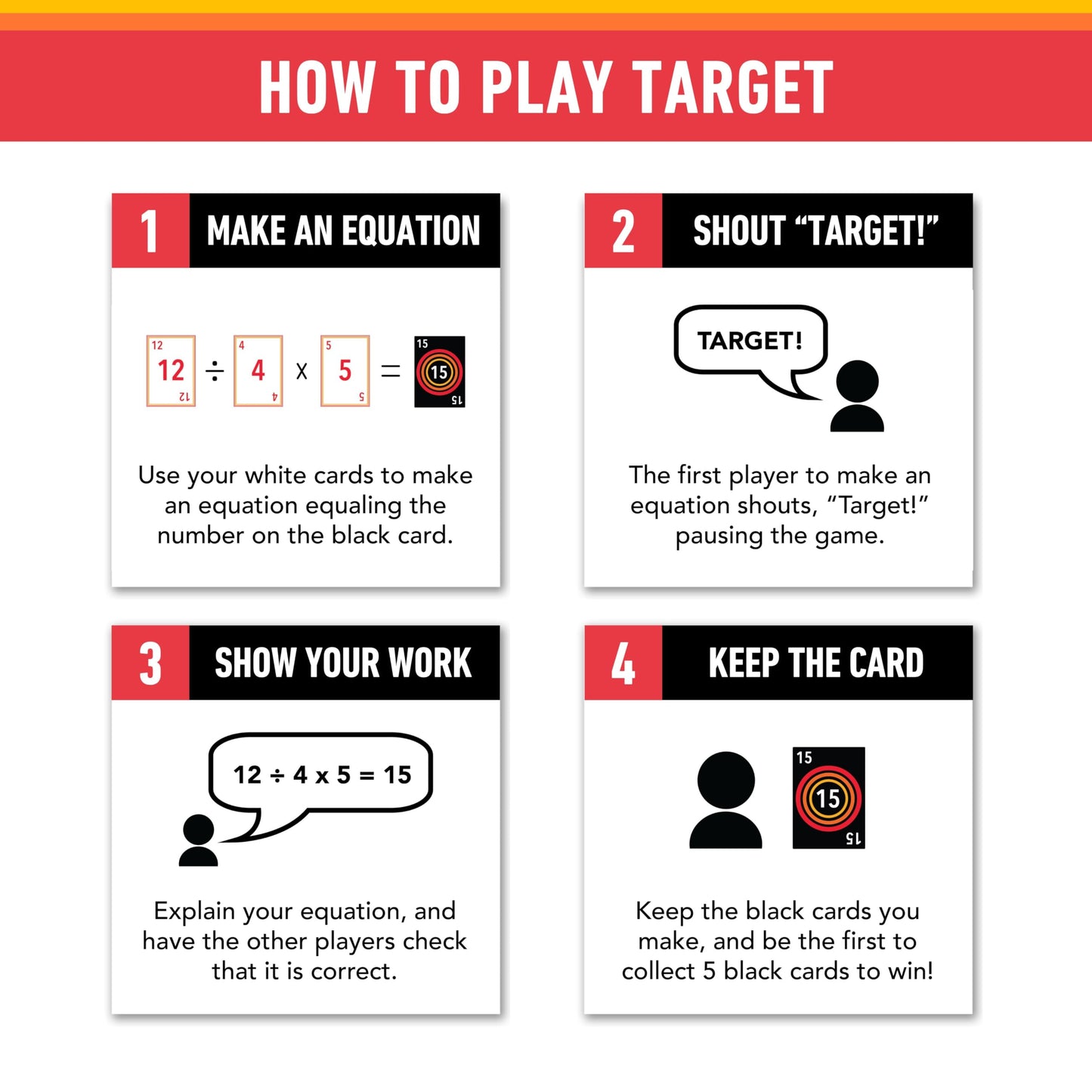 Elevate Prep Target Math Game | Fast-Paced Mental Math for Ages 8+