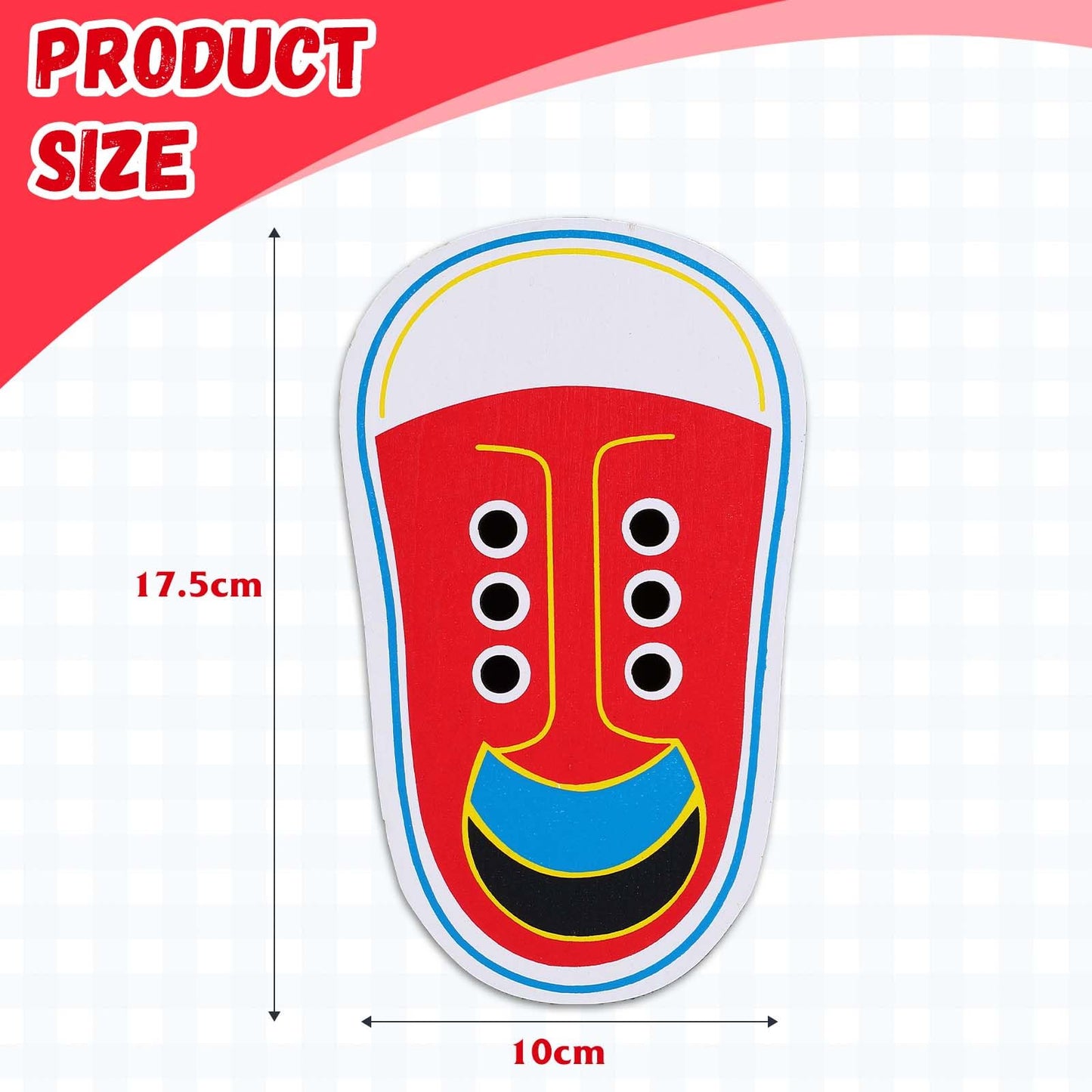 ElevateTech 2-Pcs Wooden Lacing Shoe Board — Tying Practice & Fine Motor Learning