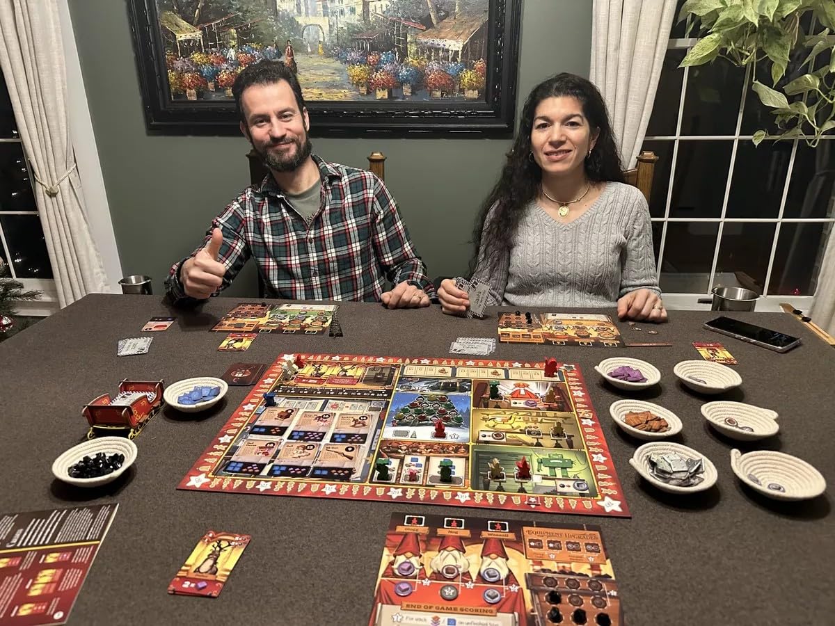 Santa's Workshop Standard Edition (2nd Ed) — Christmas-Themed Worker Placement by Elf Creek Games | 2–5 Players