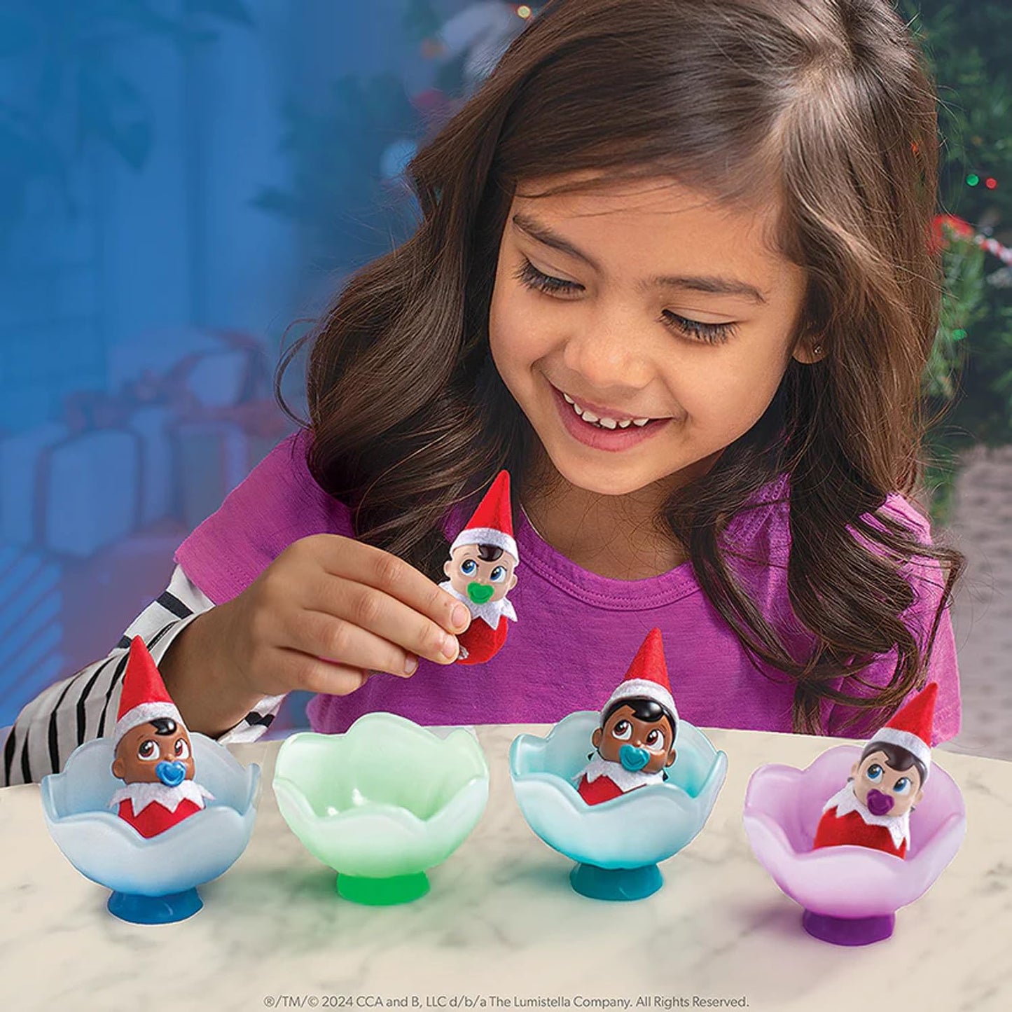 The Elf on the Shelf Frost Pips Duo - Boy & Girl Mini-Blooms (New for 2024)