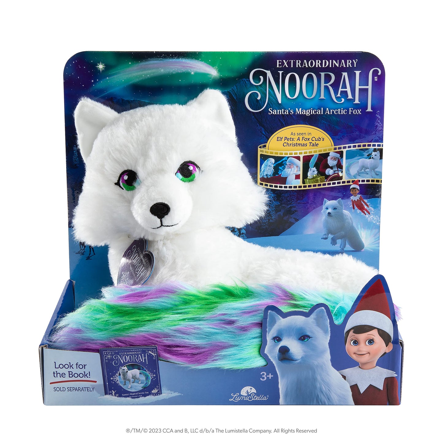 The Elf on the Shelf 2023 Set of 2: Noorah Fox Plush & Extraordinary Noorah Book | Imaginative Play