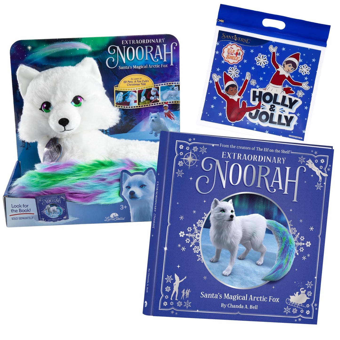 The Elf on the Shelf 2023 Set of 2: Noorah Fox Plush & Extraordinary Noorah Book | Imaginative Play