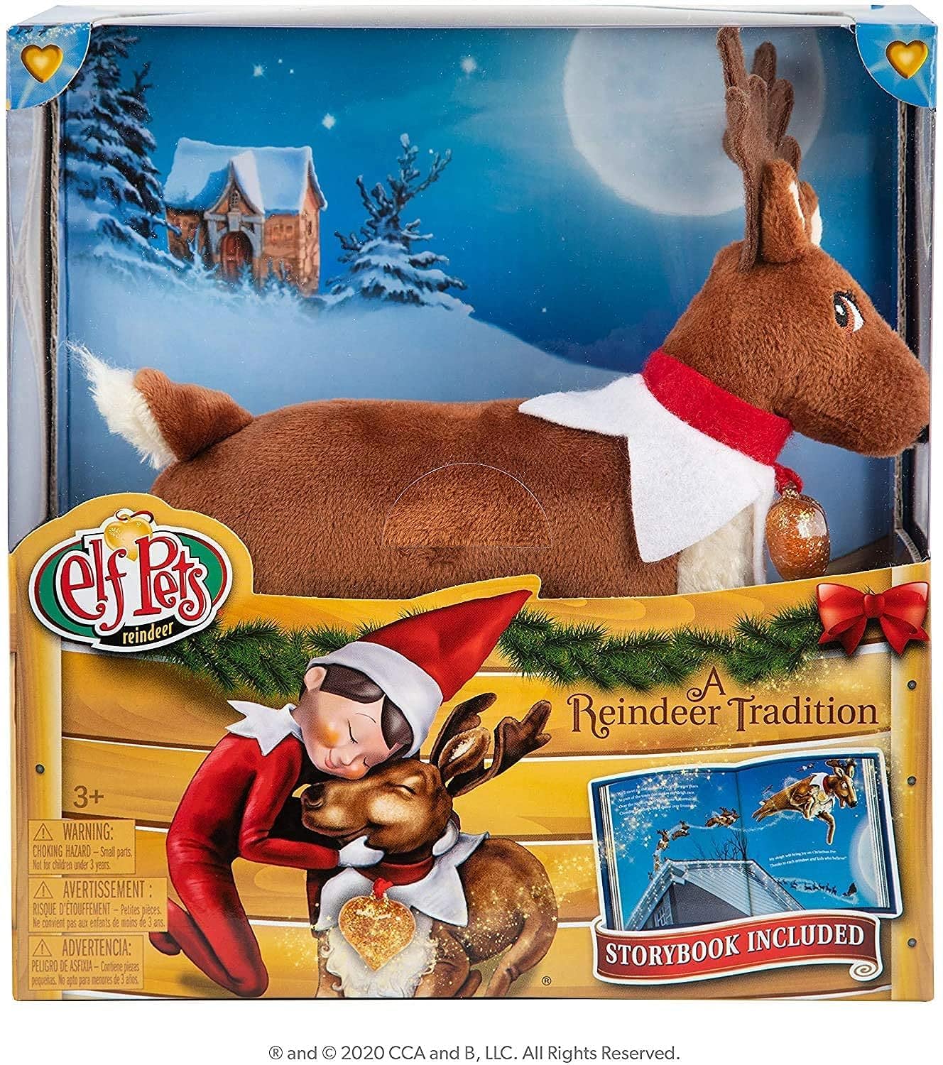 The Elf on the Shelf Pets: Reindeer Tradition Plush with Storybook