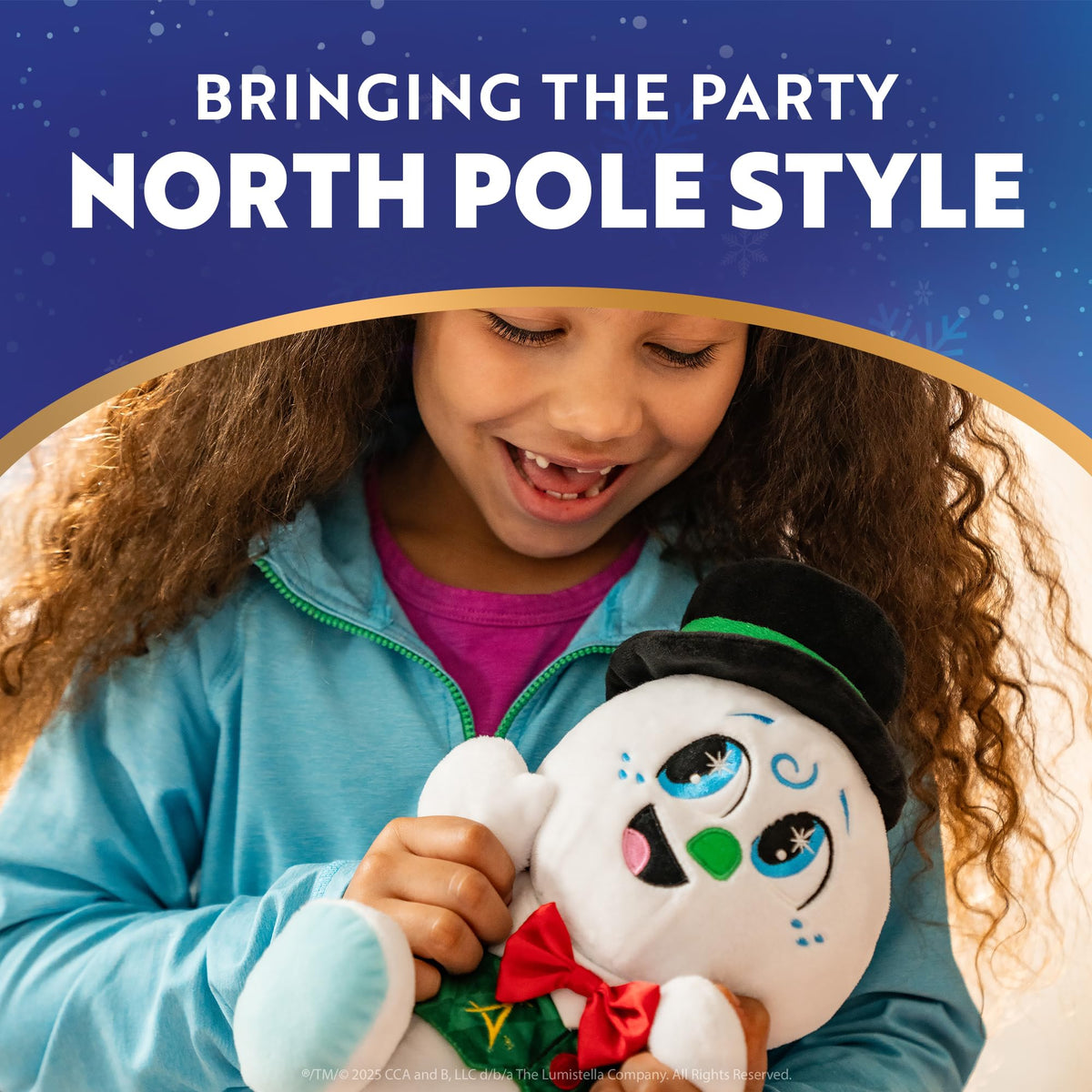 The Elf on the Shelf Santaverse Razzle the Snowman Plush & Book – 2025 Collector's Edition