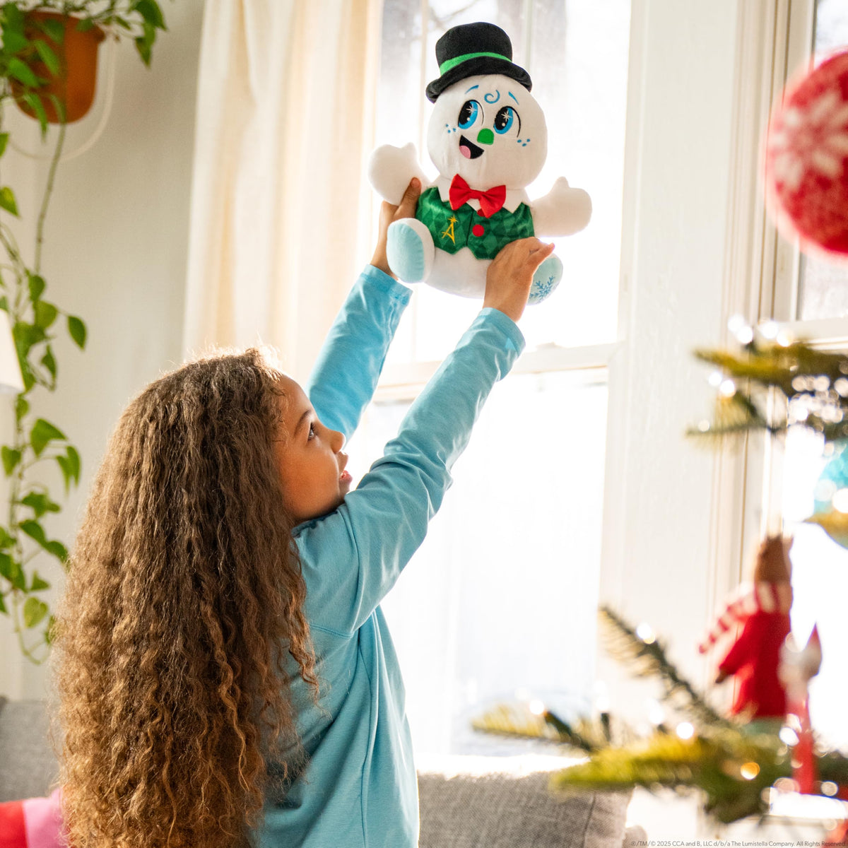 The Elf on the Shelf Santaverse Razzle the Snowman Plush & Book – 2025 Collector's Edition