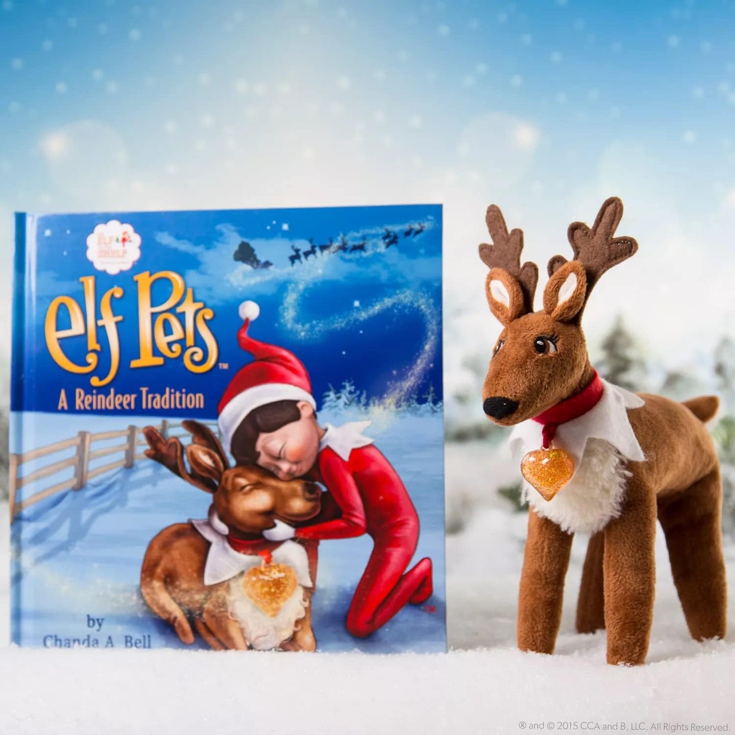 Elf Pets 2 Pack: Reindeer & St. Bernard with Holly Jolly Bag | The Elf on the Shelf