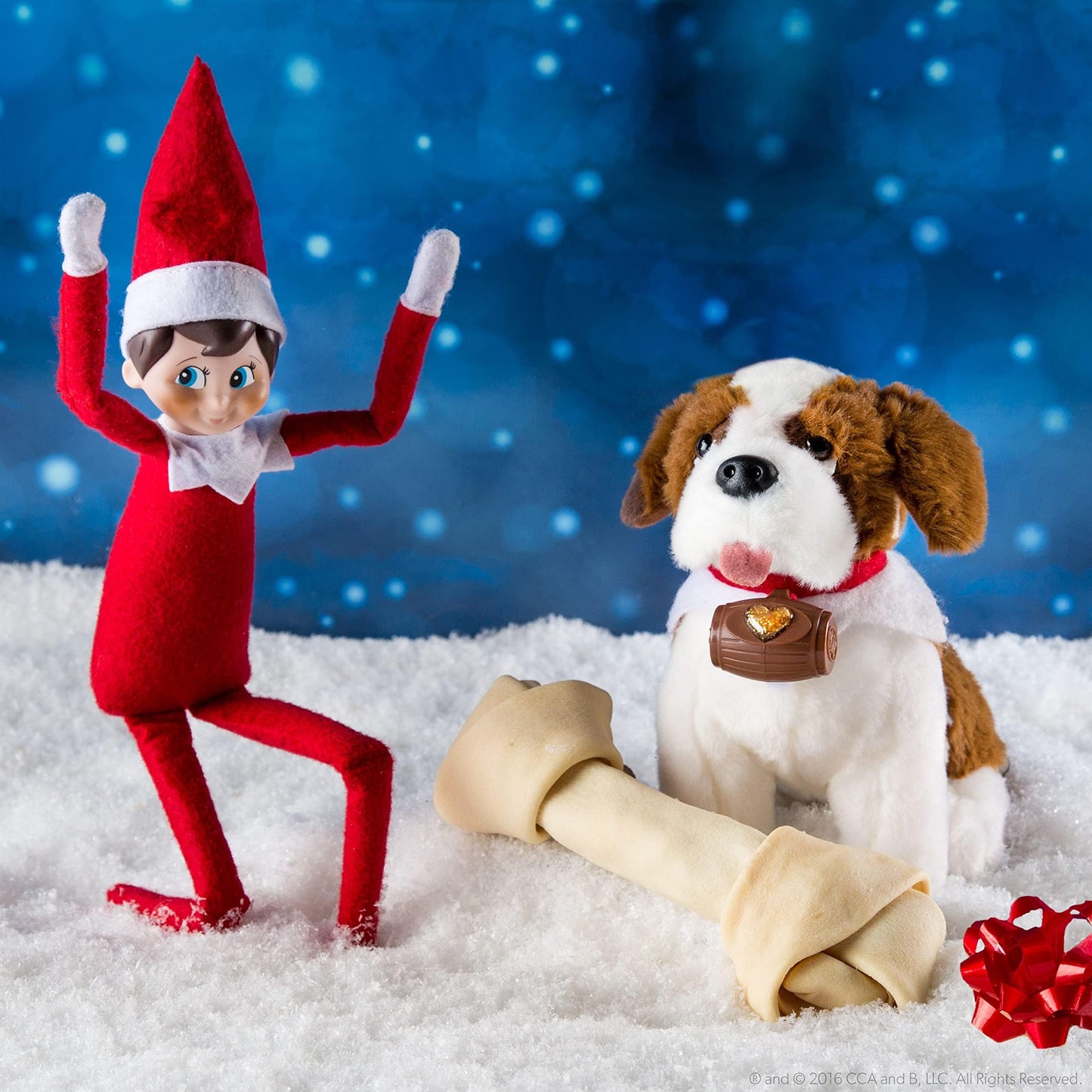Elf Pets 2 Pack: Reindeer & St. Bernard with Holly Jolly Bag | The Elf on the Shelf