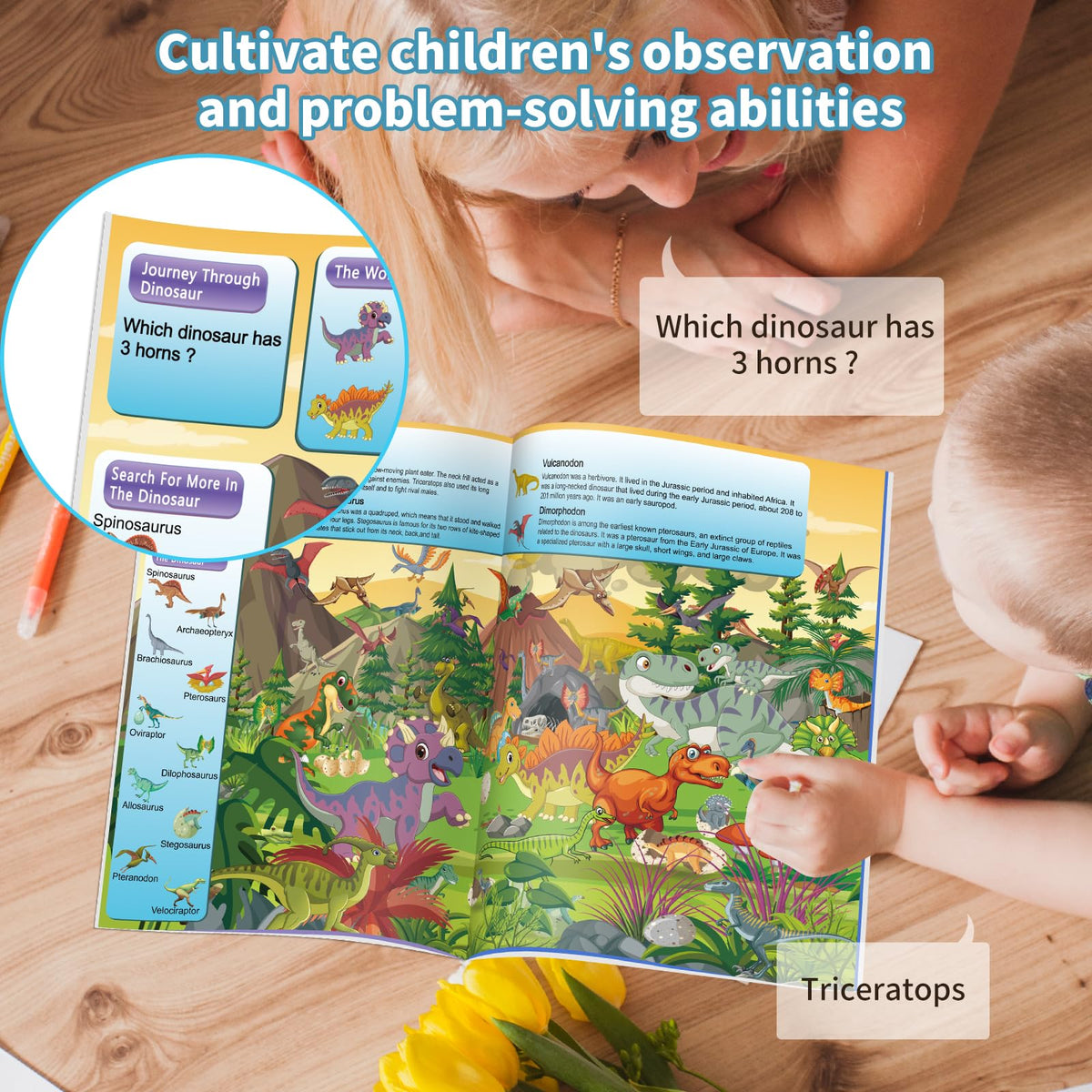 Elfew 4 Pack Puzzle Book for Kids 4-8 | Find & Learn: Ocean, Zoo, Jurassic, Forest