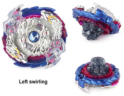 Elfnico Bey Burst Top Battle Set — 4 Spinning Tops, 2 Launchers, Winder & Portable Storage Box