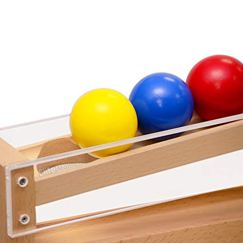 Elite Montessori Ball Tracker – Wooden Color Ball Tracking Toy for Early Learning