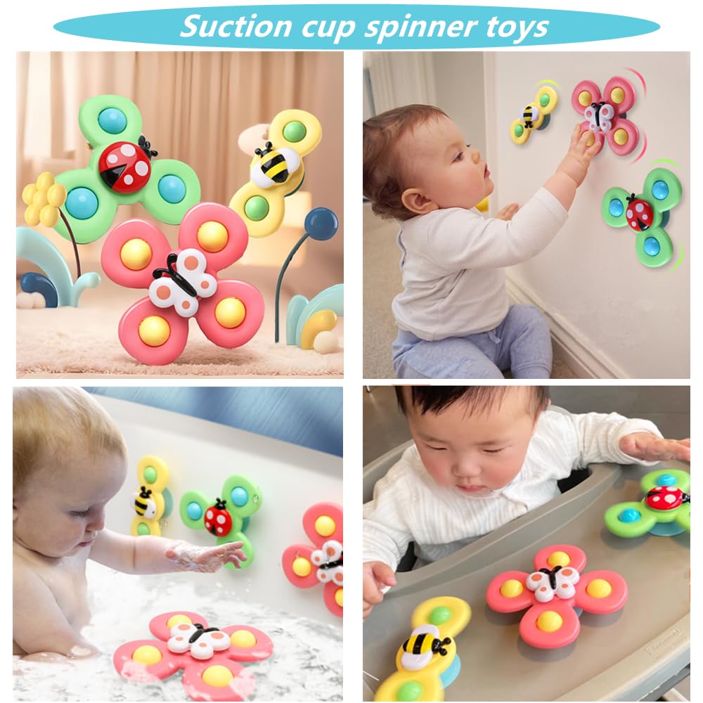 ELLECK Baby Toys 6-12 Months — 6-in-1 Montessori Busy Cube & Rings