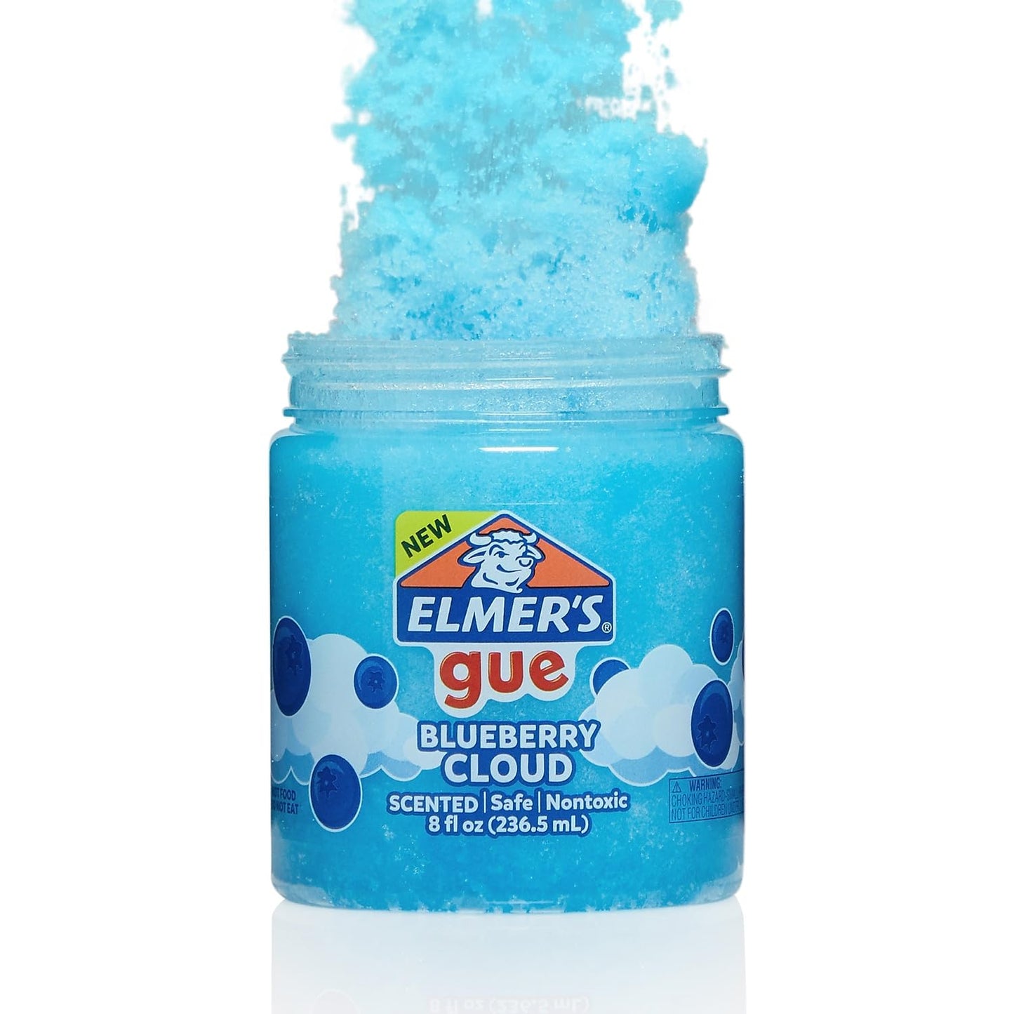Elmer's Gue Premade Slime Variety Pack – Clear, Scented, Glitter Slime (4 Jars)
