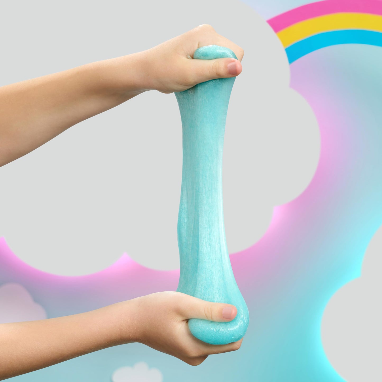 Elmer’s Neon Sky Slime Kit – 4-Piece Set with Blue & Pink Glue, Crunchy & Cherry Limeade Activators