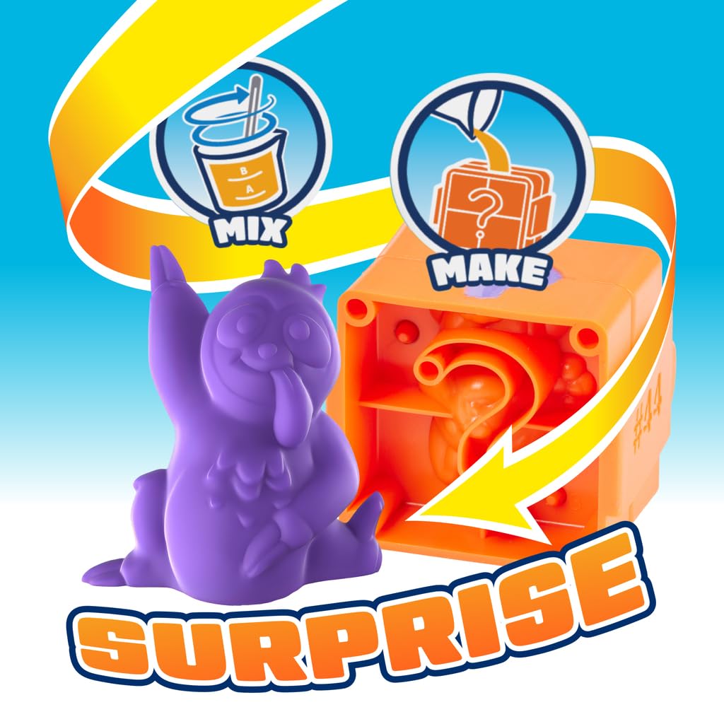 Elmer's Squishies Kids’ DIY Activity Kit – 4 Mystery Characters, 24-Piece Kit, Ages 6+