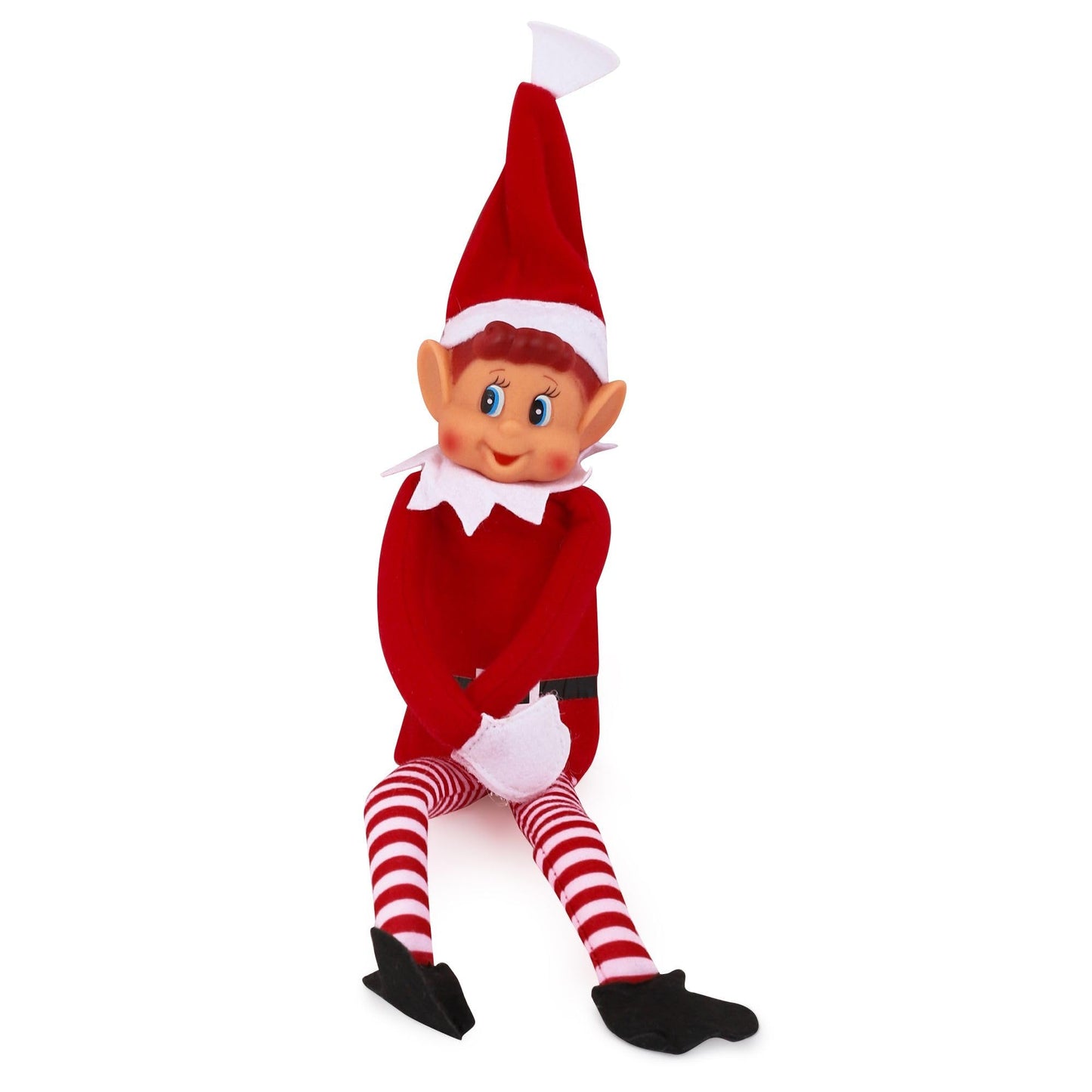 Elves Behavin' Badly Christmas Elf Plush Toy — 12-Inch Bendable Naughty Elf Doll