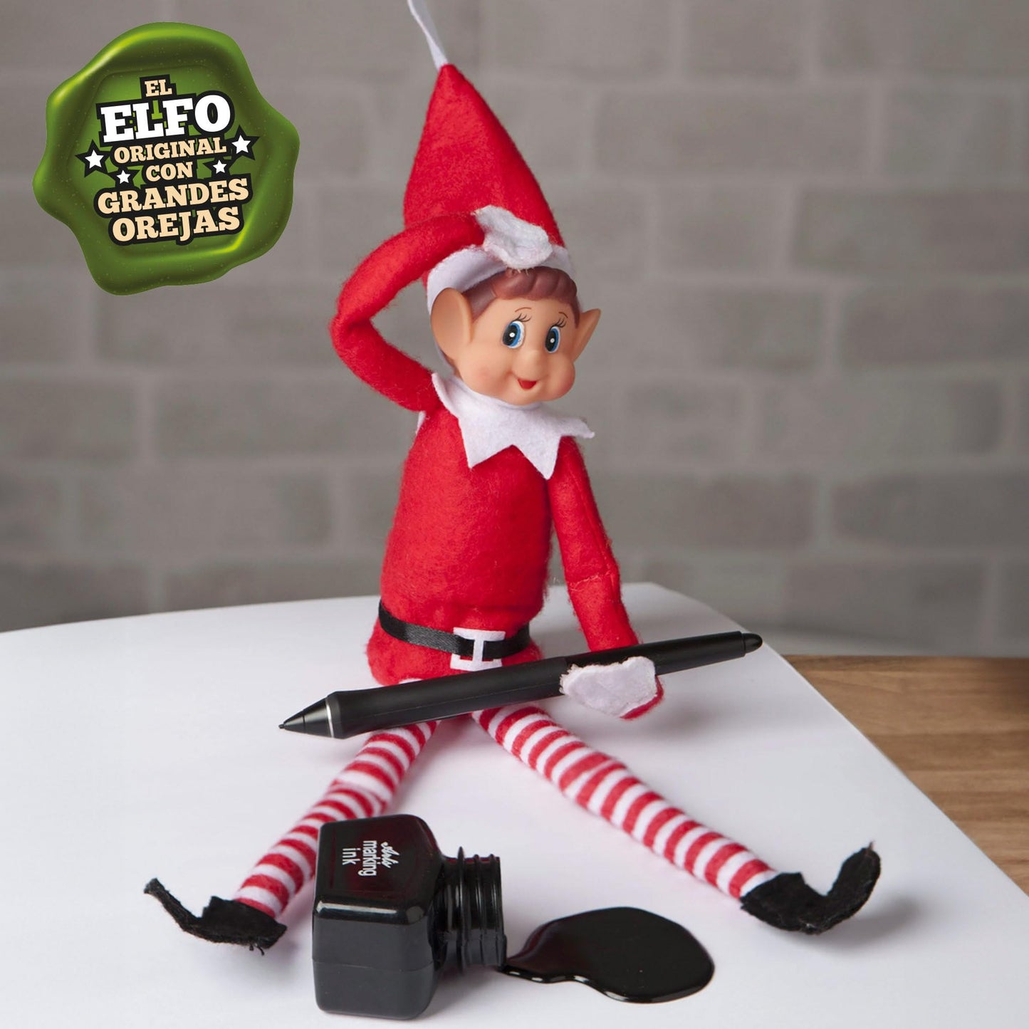 Elves Behavin' Badly Christmas Elf Plush Toy — 12-Inch Bendable Naughty Elf Doll
