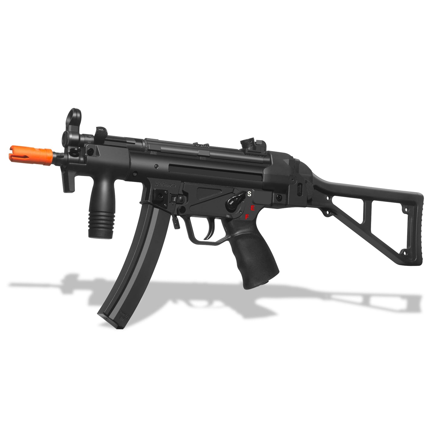 EMERBU Pro-Grade Gel Splatter Blaster MP5K – Metal/Nylon Body, 11.1V Power, High-Speed Gearset