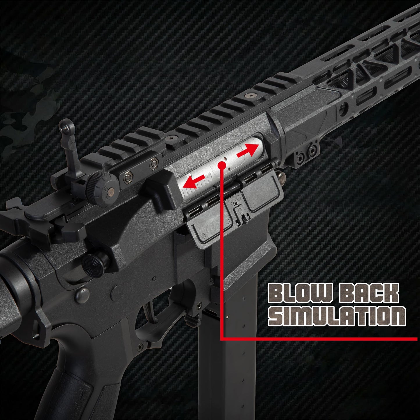 EMERBU Pro-Grade Gel Splatter Ball Blaster ARP9 Plus – Upgraded Metal/Nylon Body