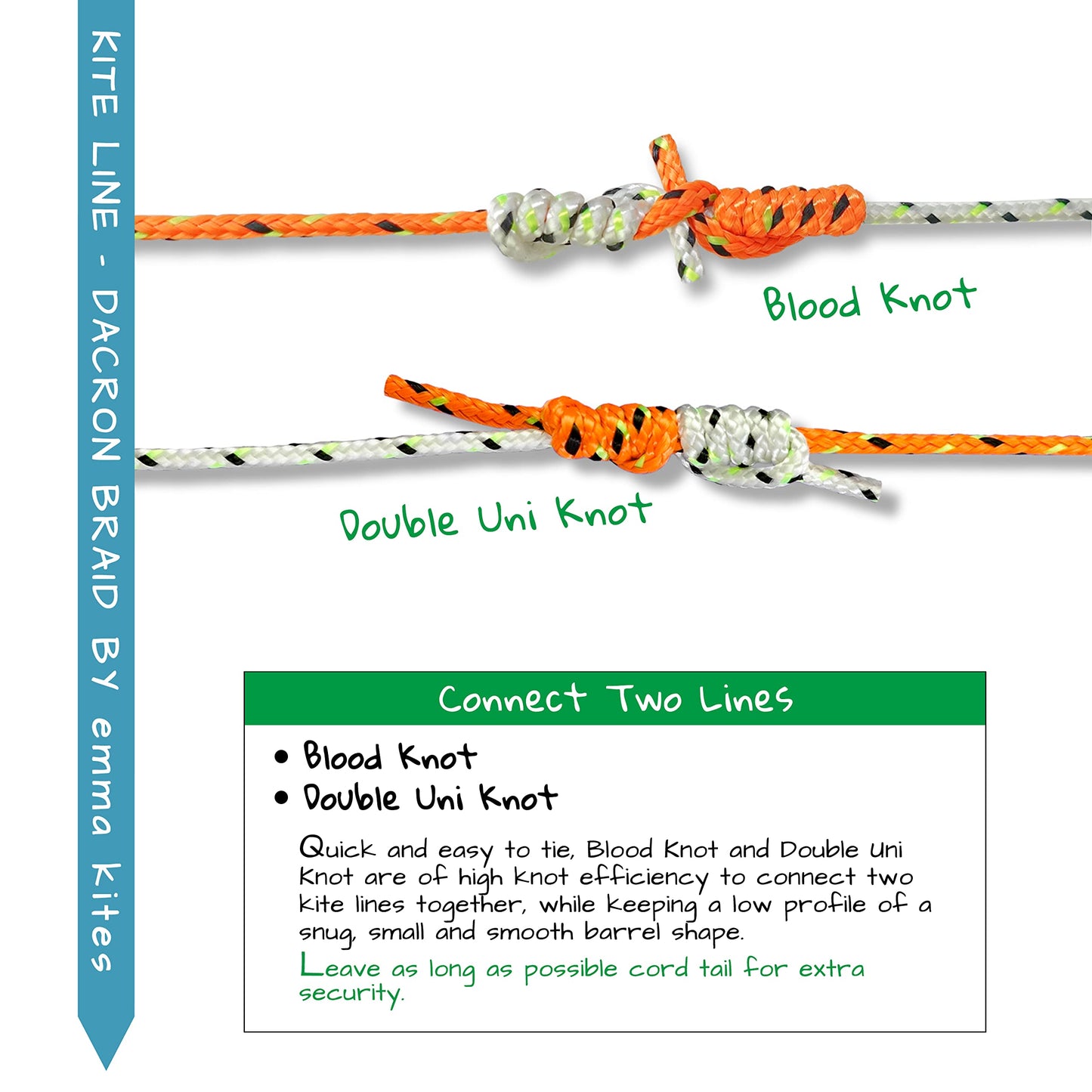 Emma Kites 120Lbs 1000ft Braided Dacron Kite Line – Premium Mason Line