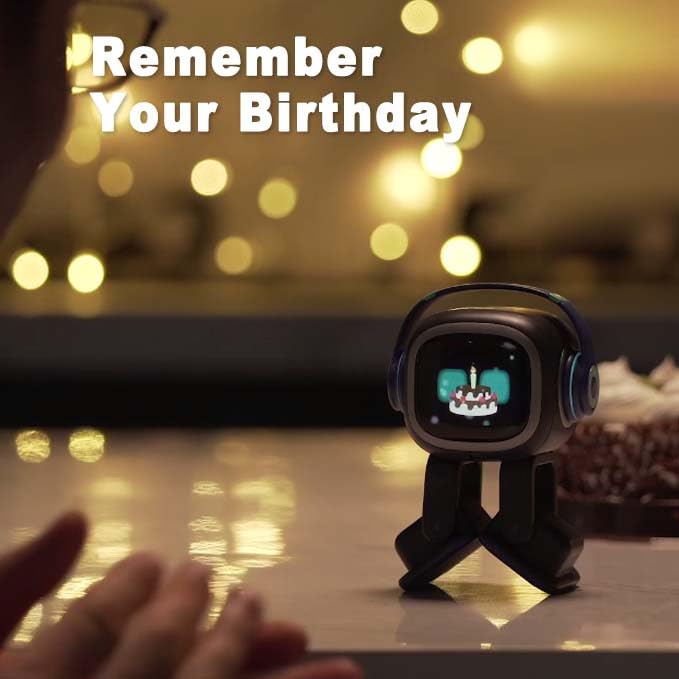 EMOPET AI Desk Robot Companion — ChatGPT Enabled, Voice Commands, Dancing