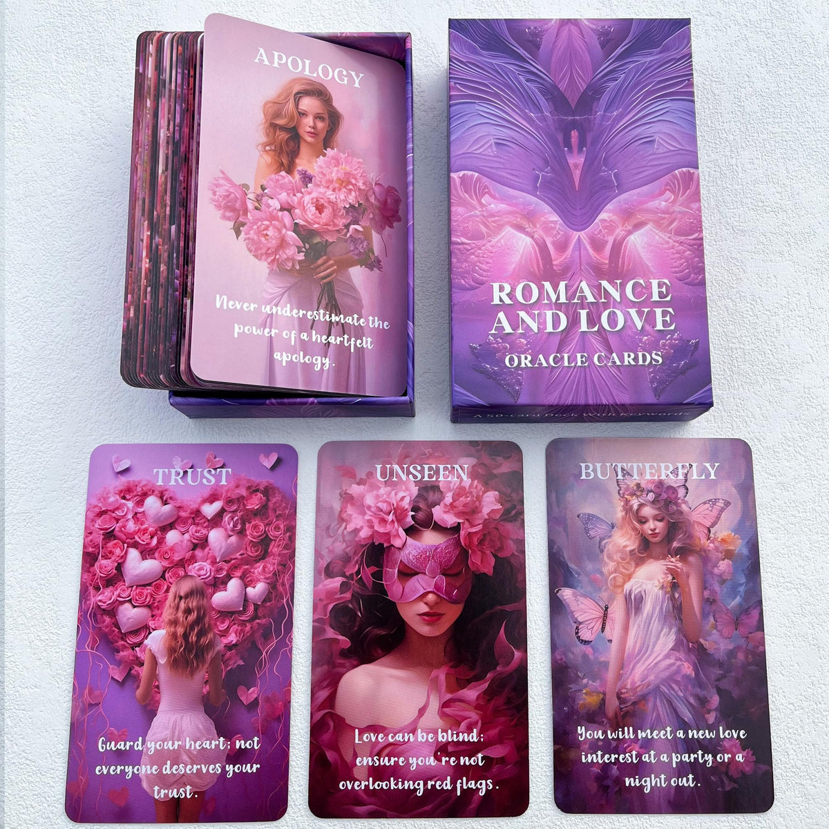 EMPATHSOUL Love Oracle Cards – Soulmates & Twin Flames Deck for Beginners