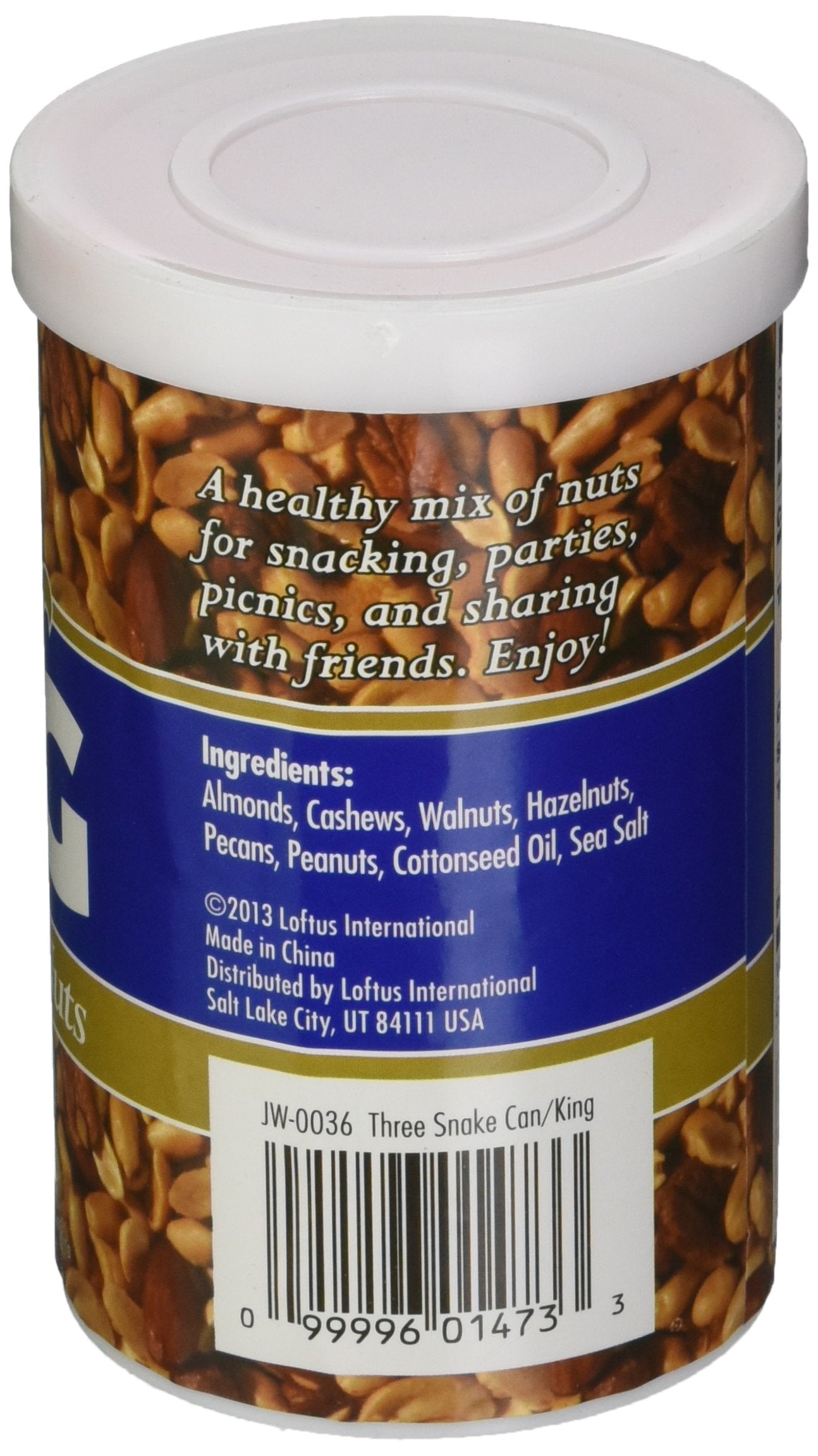 Empire Magic: Loftus International Three Snakes in a Can – King Deluxe Mixed Nuts Prank